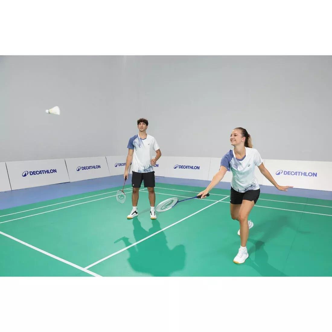 Adults Badminton Racket - Br 190 Set Partner, Blue/Red, No Color, large image number 8