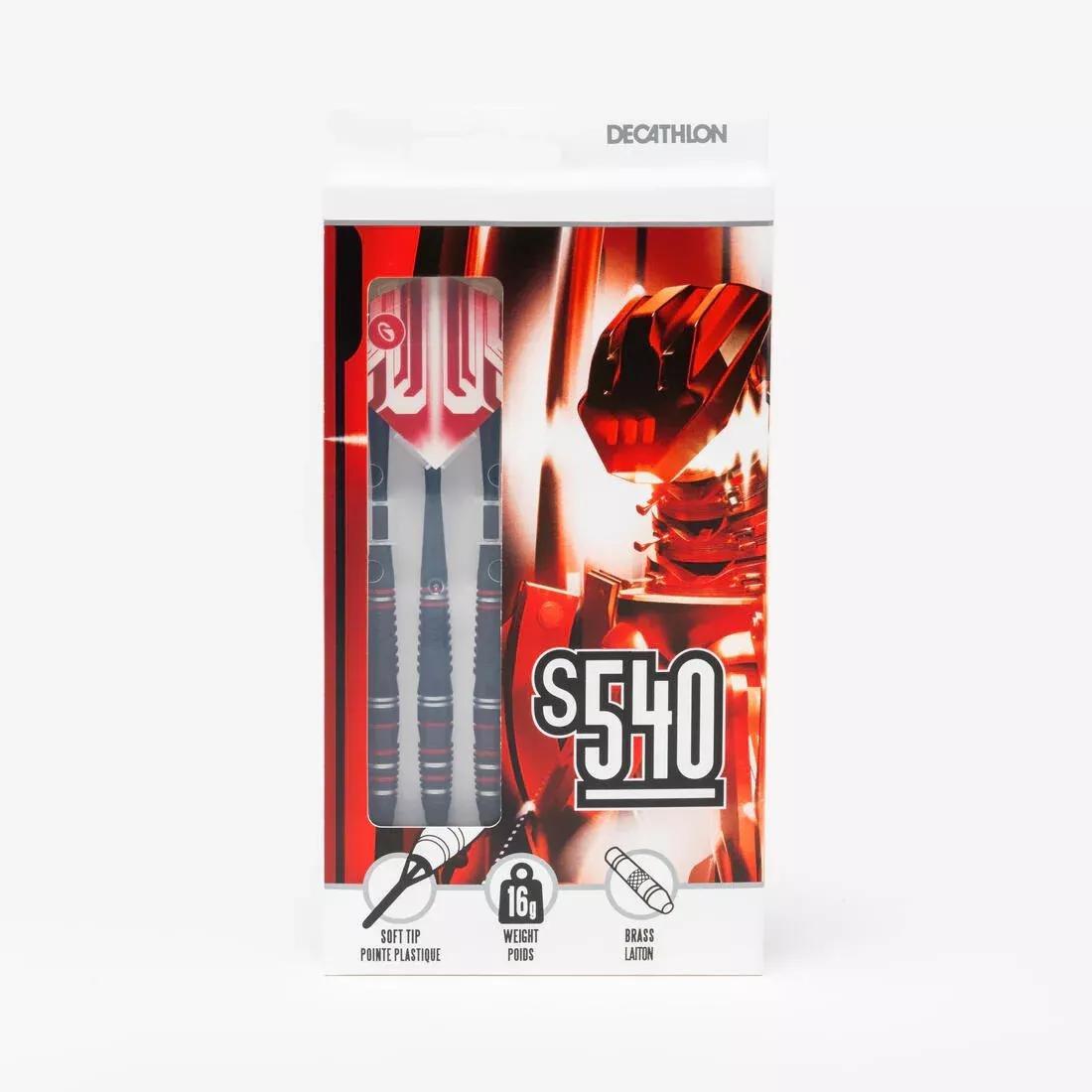 DEFAULT S540 Soft Tip Darts Tri-Pack, No Color, large image number 1