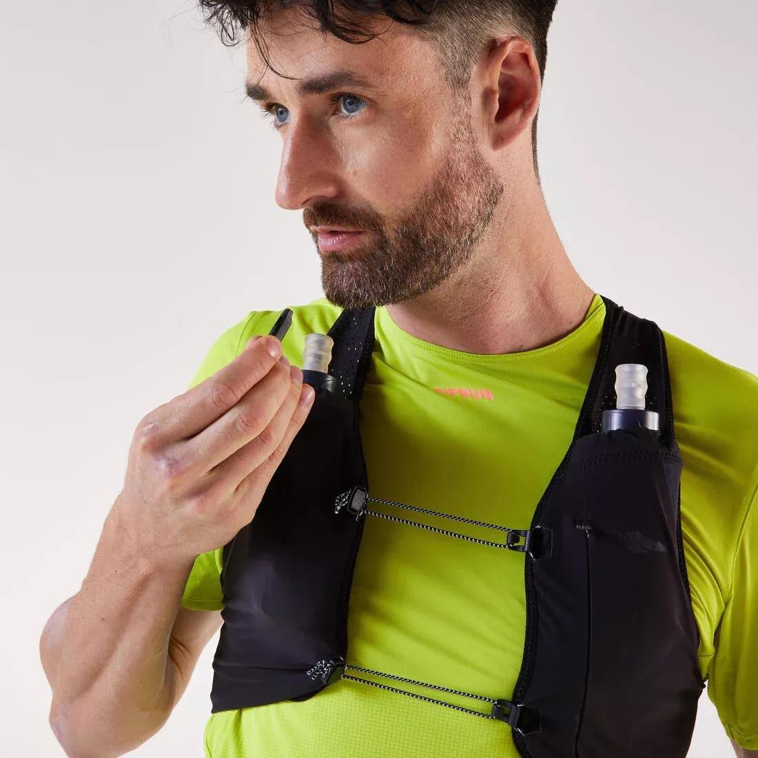 Unisex running competition hydration gilet - Kiprun race 900 3L, Beige, No Color, large image number 7
