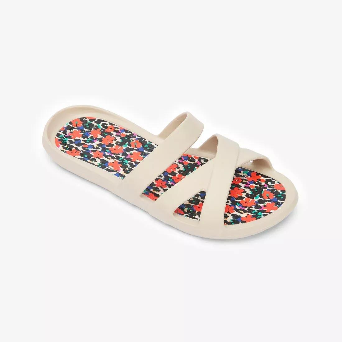 Women Poolside Slides - Slap 500, Black, No Color, large image number 0