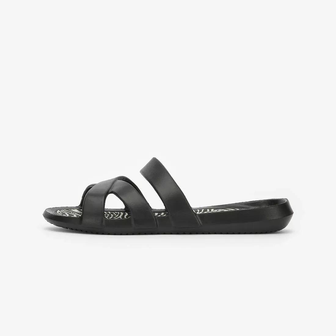 Women Poolside Slides - Slap 500, Black, No Color, large image number 7