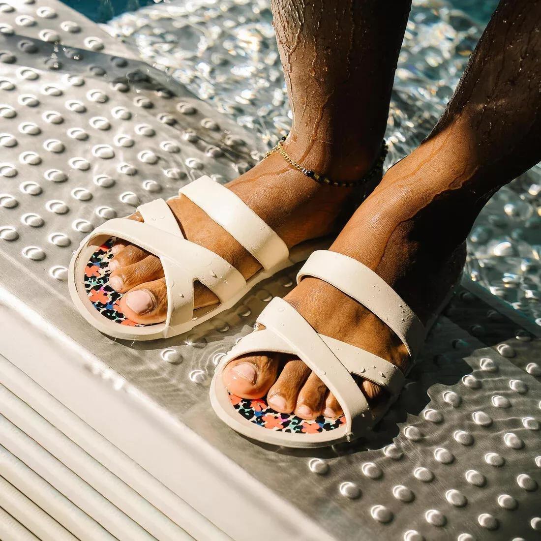 Women Poolside Slides - Slap 500, Black, No Color, large image number 8