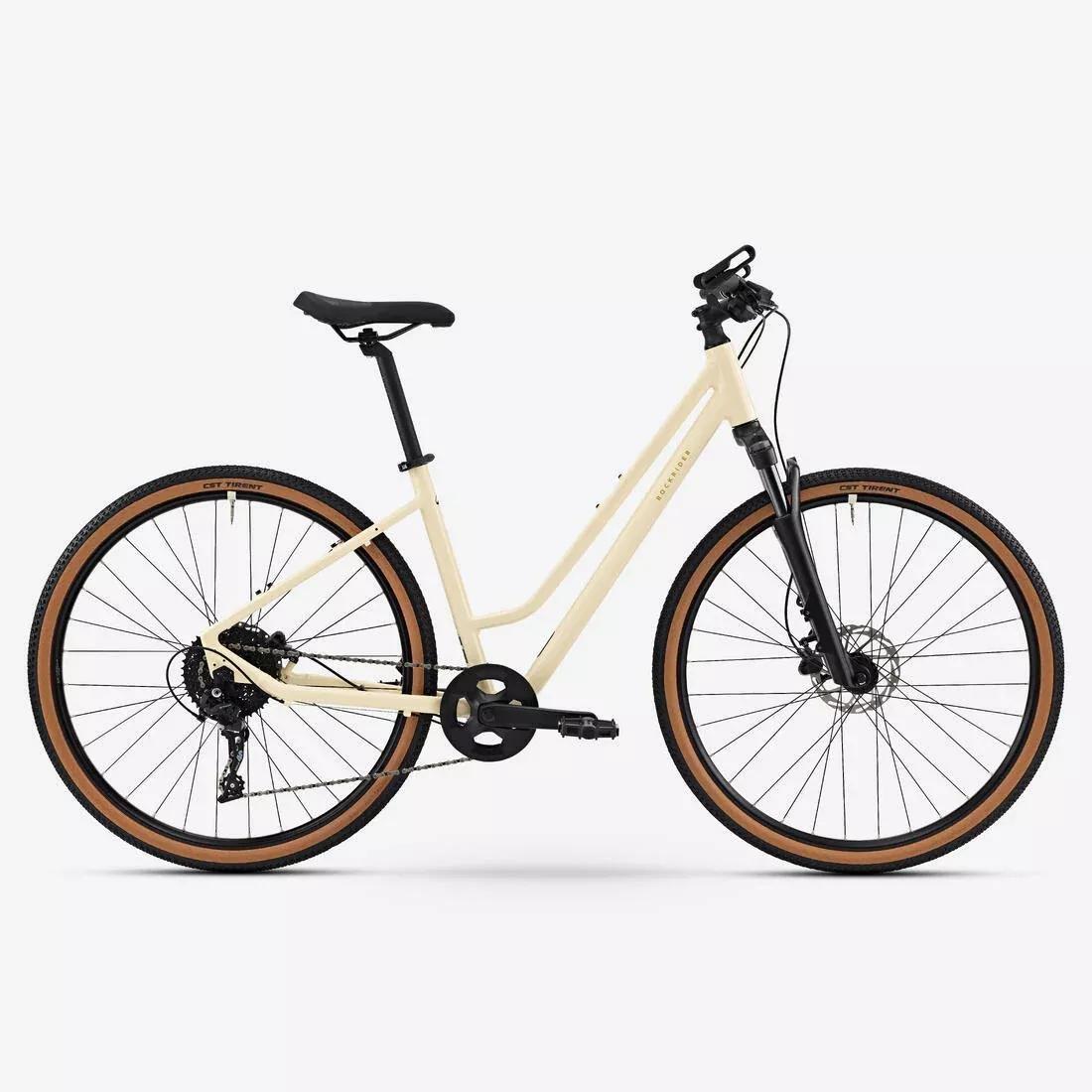 Hybrid Bike Low Frame, Actv 500, Beige, No Color, medium