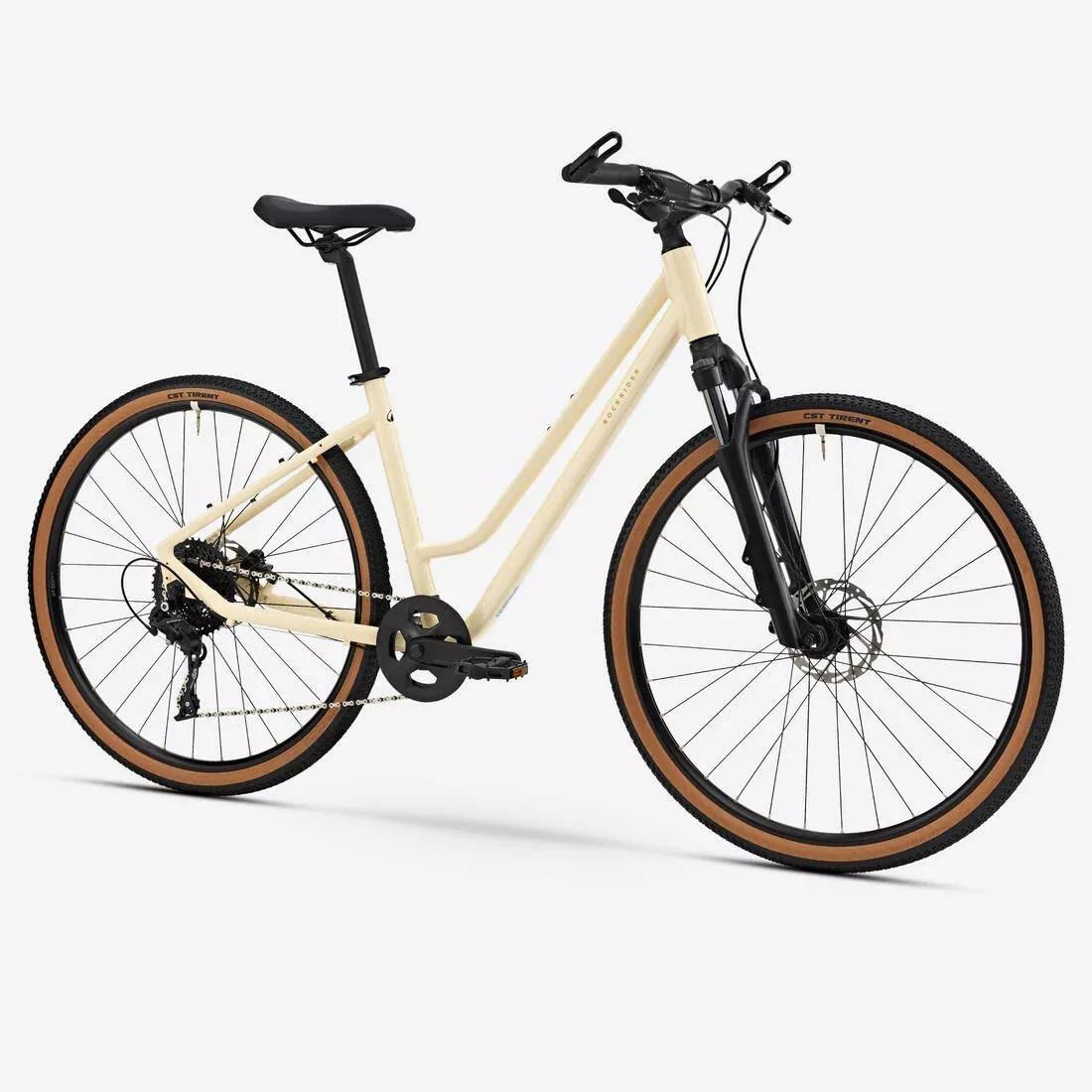 Hybrid Bike Low Frame, Actv 500, Beige, No Color, medium