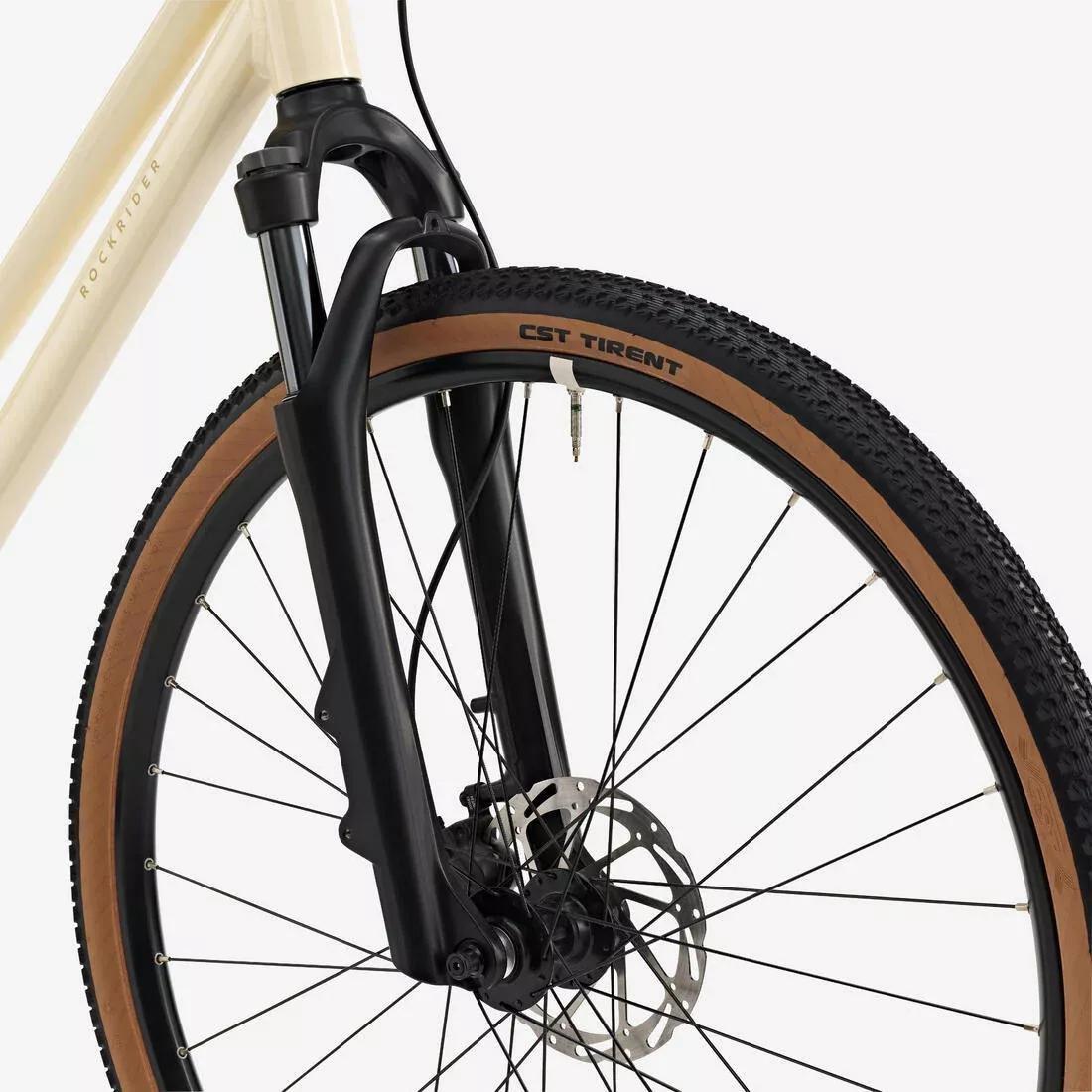 Hybrid Bike Low Frame, Actv 500, Beige, No Color, large image number 8