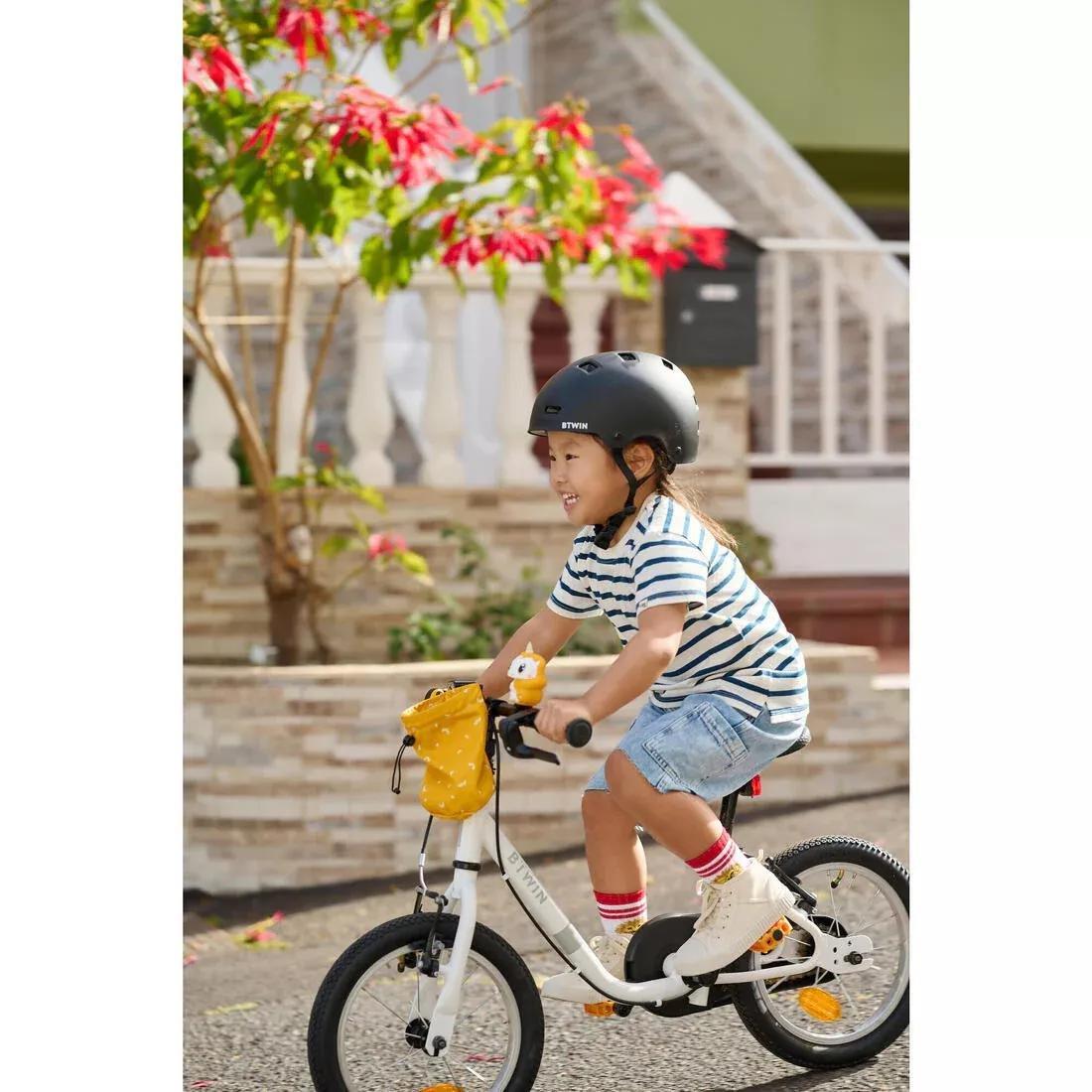 Kids Unisex 3-5 Years 14-Inch Bike - Discover 100, White, No Color, large image number 7