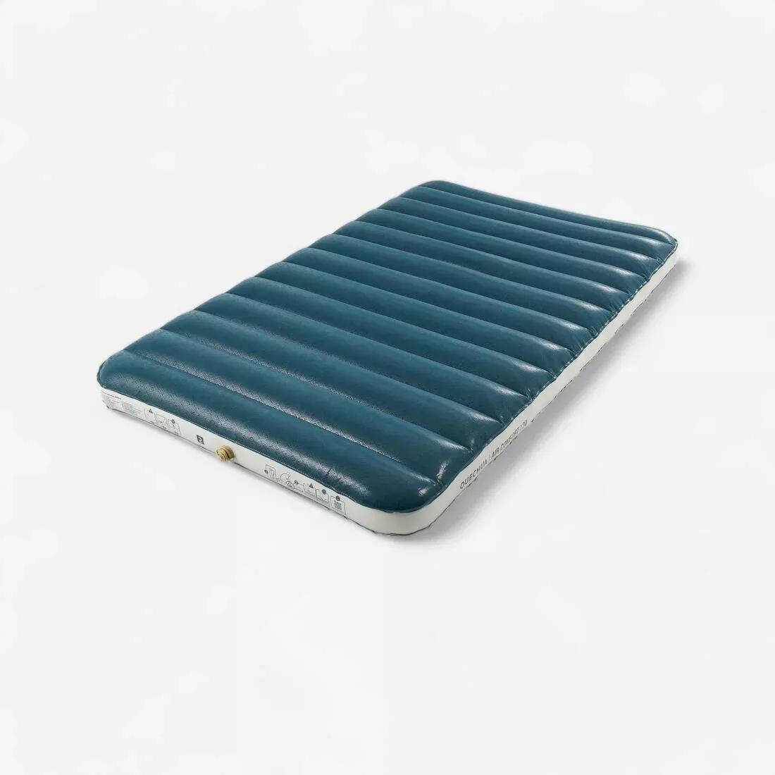 Inflatable 2-Person Camping Mattress - Air Comfort 200 X 120 Cm, Blue, No Color, large image number 0