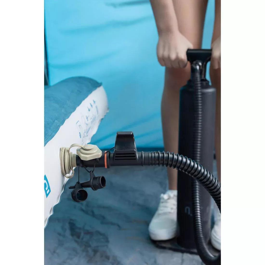 Inflatable 2-Person Camping Mattress - Air Comfort 200 X 120 Cm, Blue, No Color, large image number 9