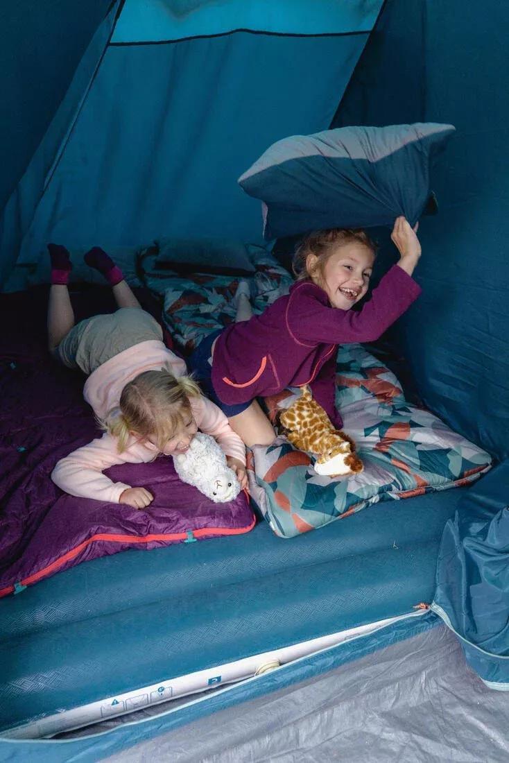 Inflatable 2-Person Camping Mattress - Air Comfort 200 X 120 Cm, Blue, No Color, large image number 10