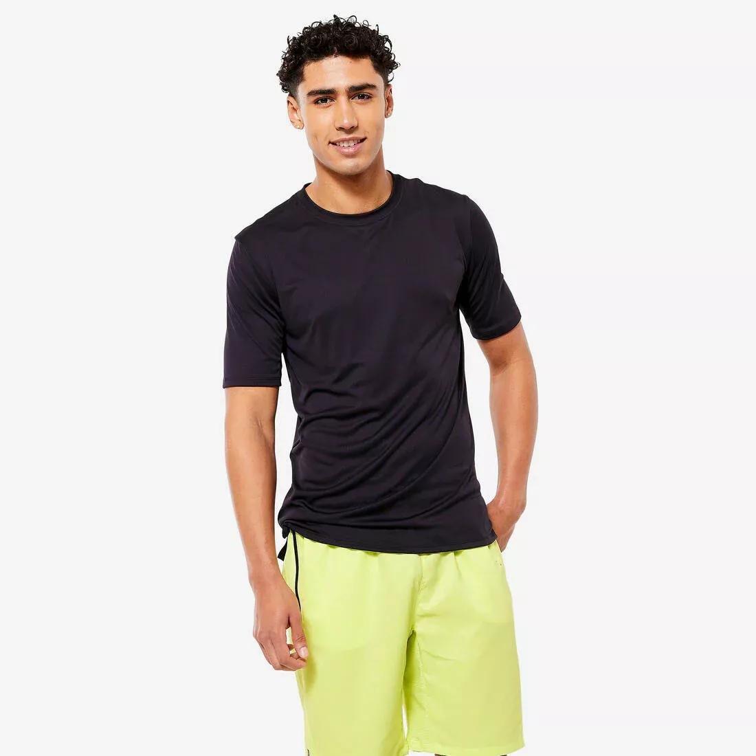 Men Fitness Breathable Essential Short-Sleeved Crew Neck T-Shirt, White, , large image number 5