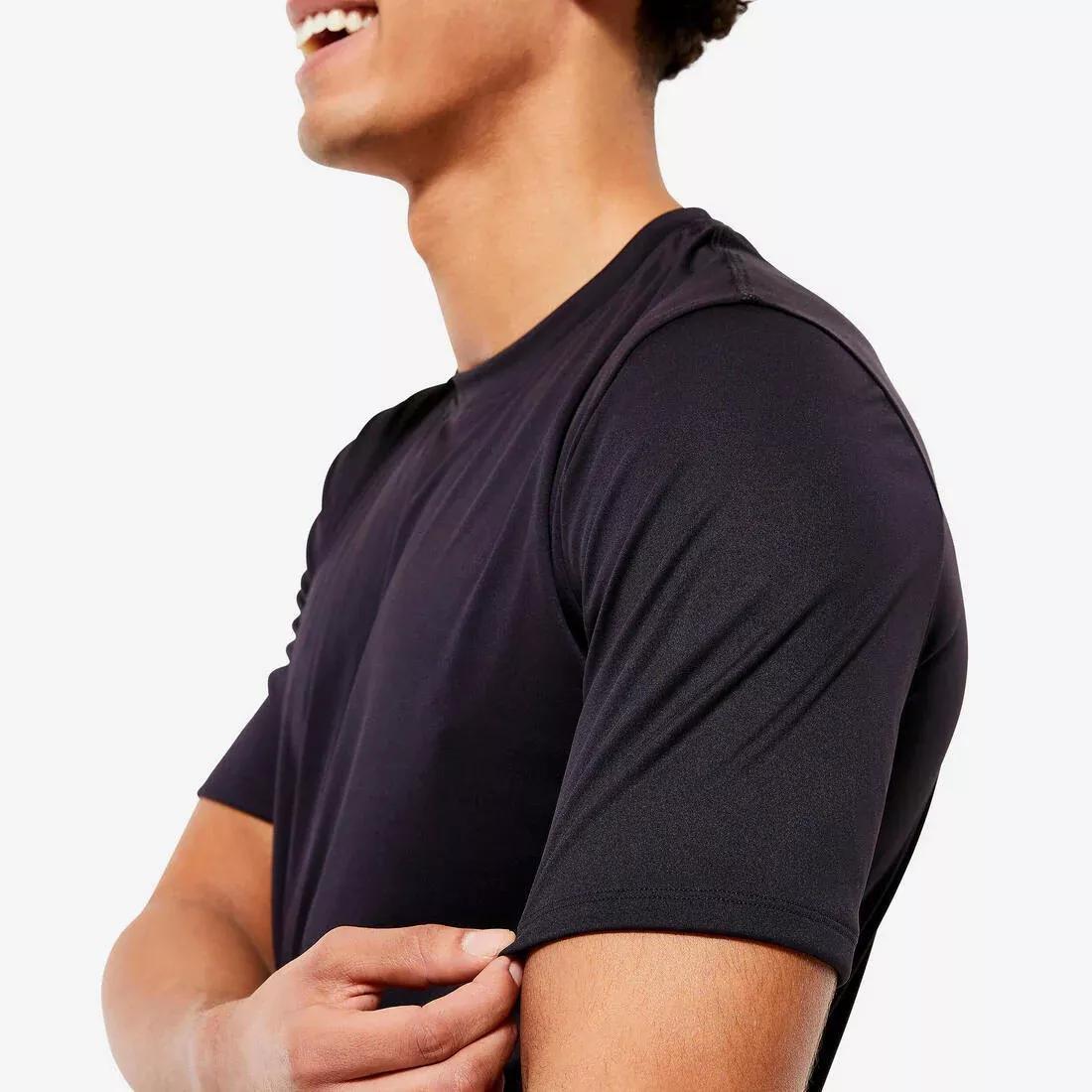 Men Fitness Breathable Essential Short-Sleeved Crew Neck T-Shirt, White, , large image number 8