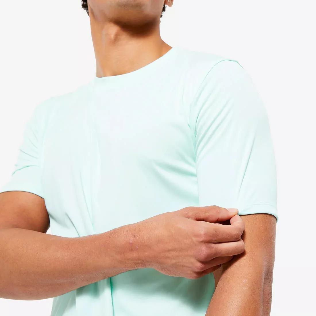 Men Fitness Breathable Essential Short-Sleeved Crew Neck T-Shirt, Black, No Color, medium