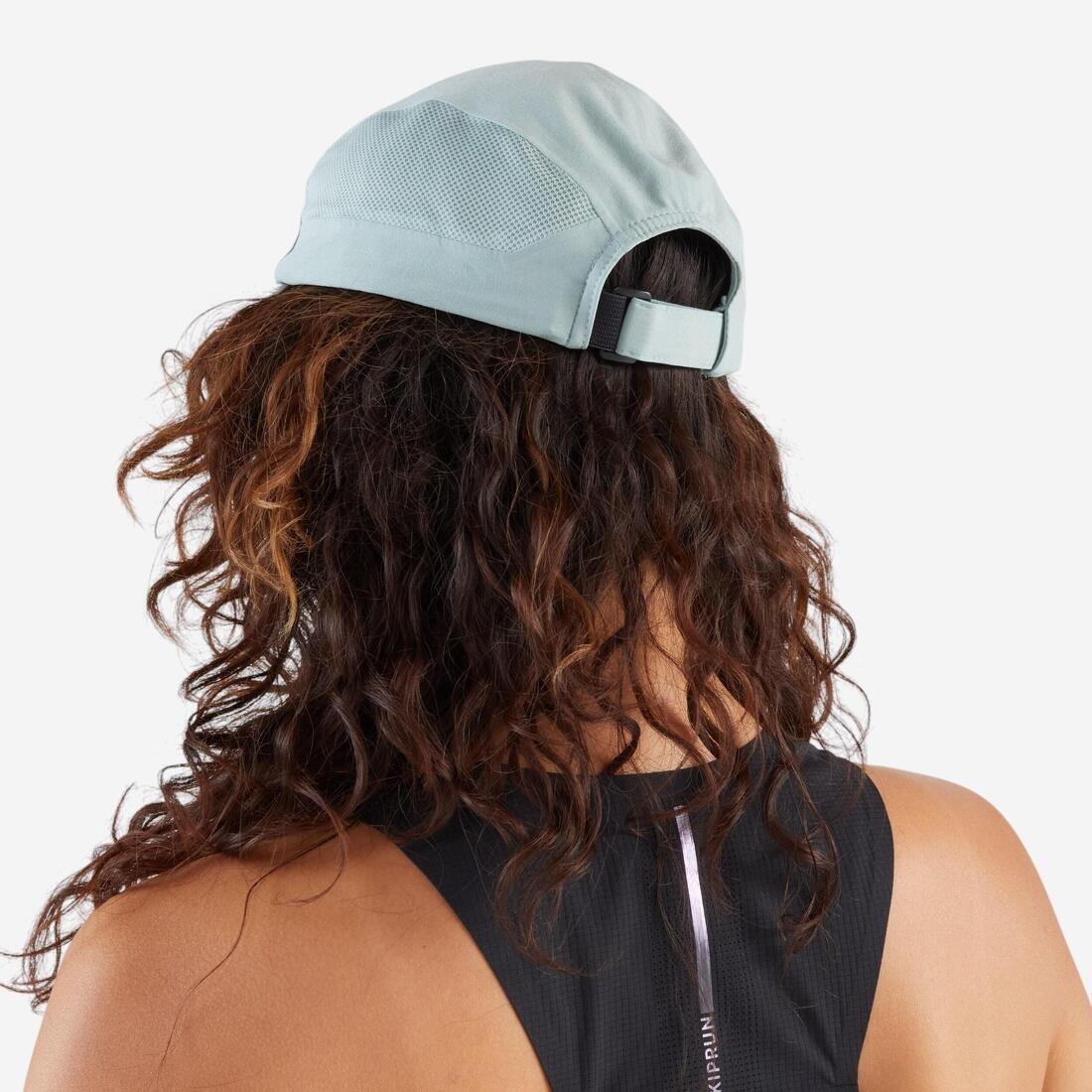 Adults Unisex Kiprun V2 Running Cap, White, No Color, large image number 5