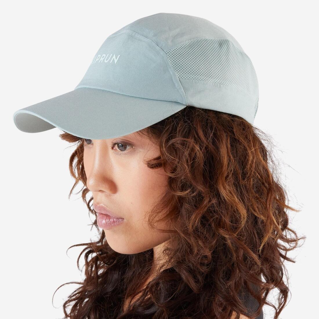 Adults Unisex Kiprun V2 Running Cap, Black, No Color, large image number 4