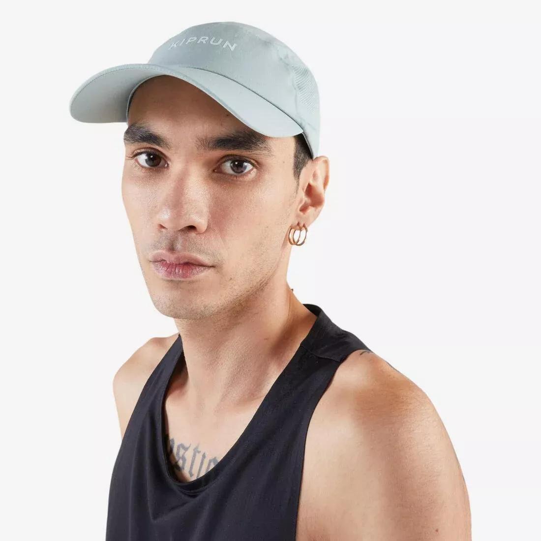 Adults Unisex Kiprun V2 Running Cap, Black, No Color, large image number 7