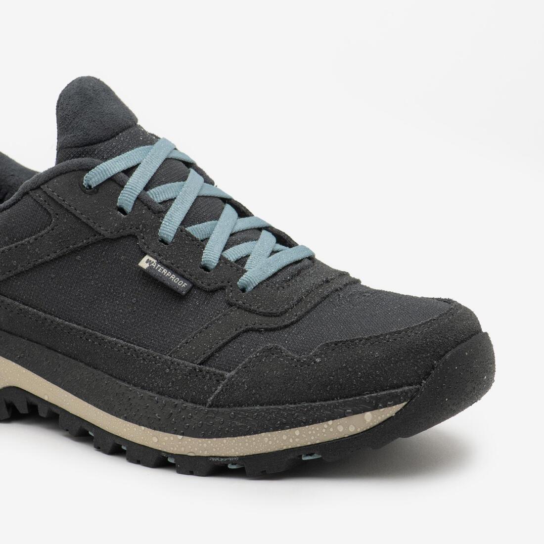 Women waterproof hiking boots - NH500 Leather WP, Grey, No Color, large image number 5