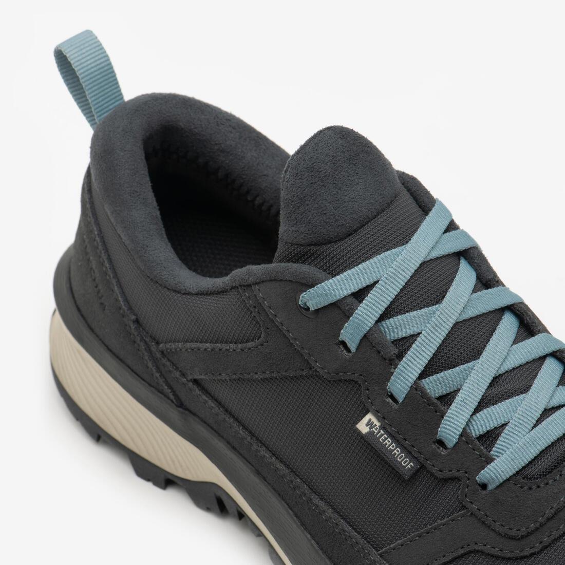 Women waterproof hiking boots - NH500 Leather WP, Grey, No Color, large image number 7