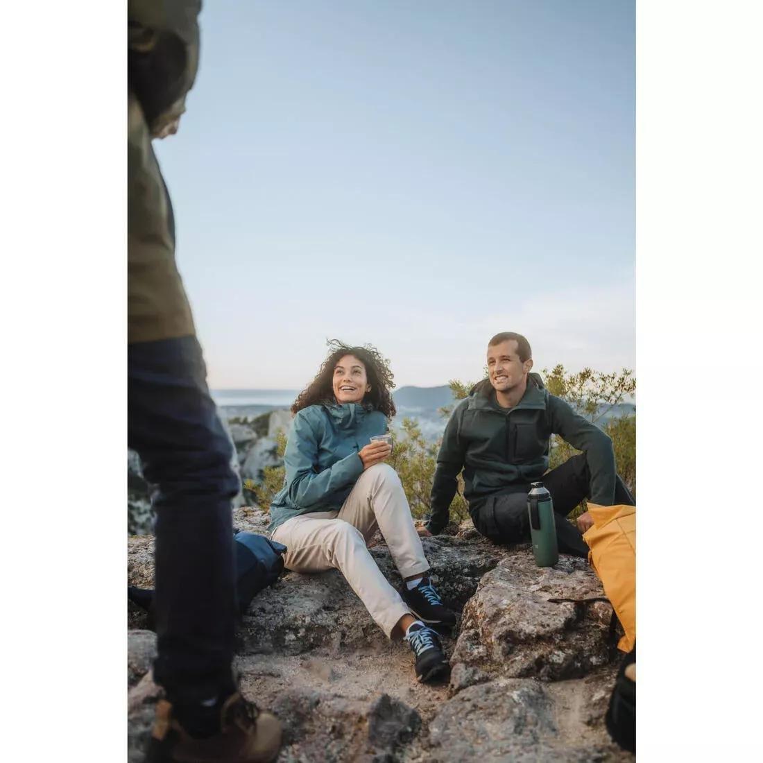 Women waterproof hiking boots - NH500 Leather WP, Grey, No Color, large image number 8