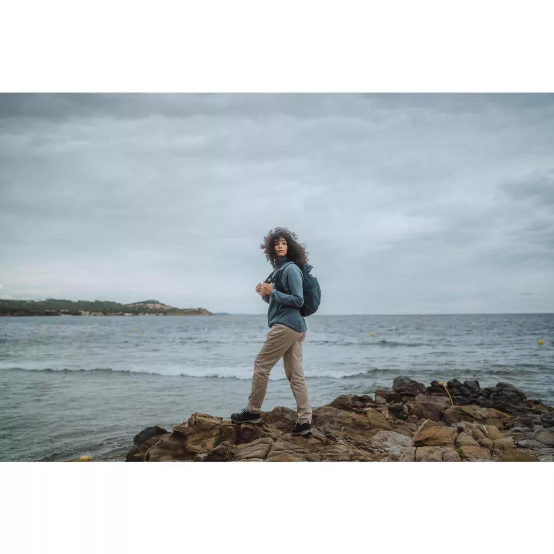 Women waterproof hiking boots - NH500 Leather WP, Grey, No Color, large image number 9