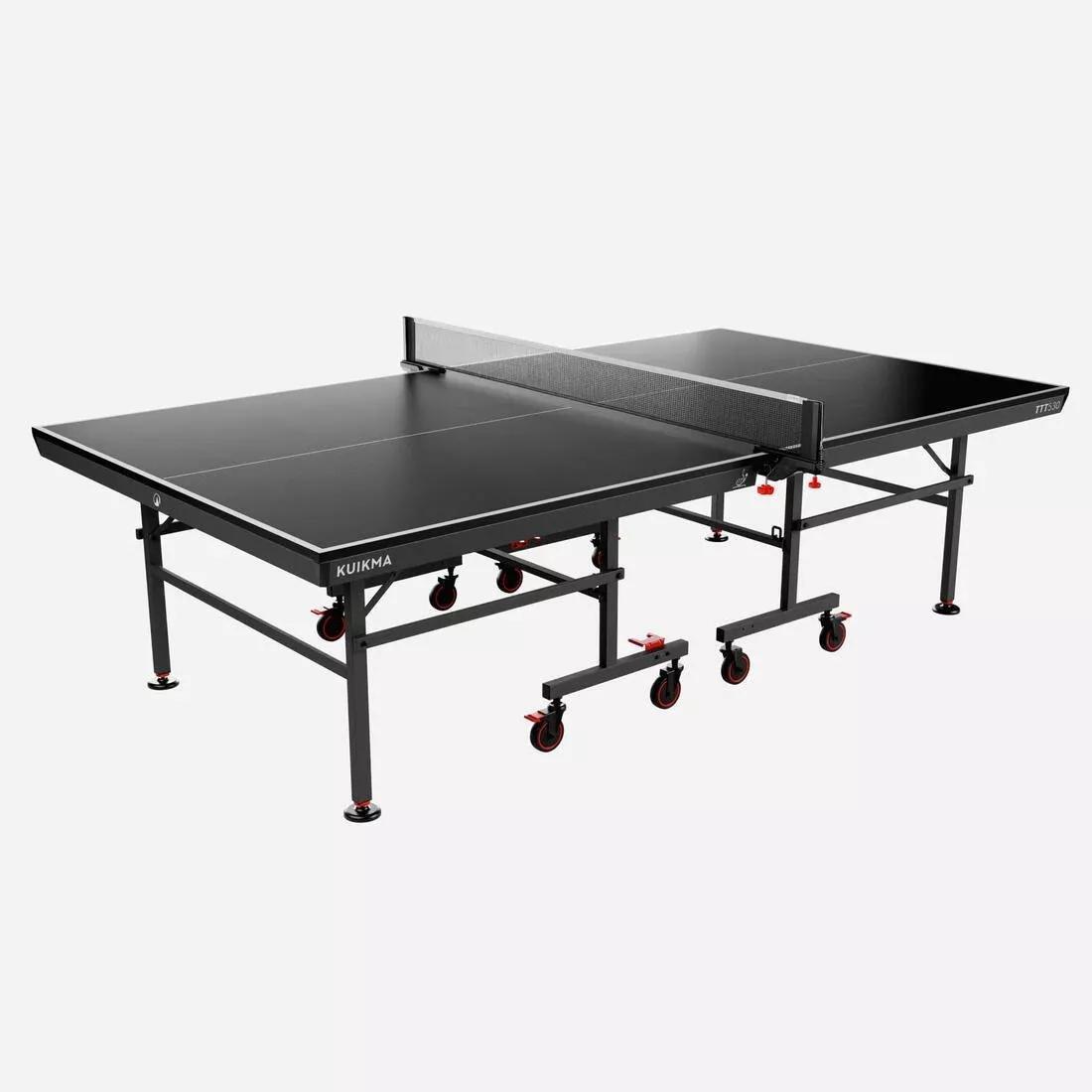 Compact Indoor Competition Table Tennis Table ITTF, TTT 530, Black, No Color, medium