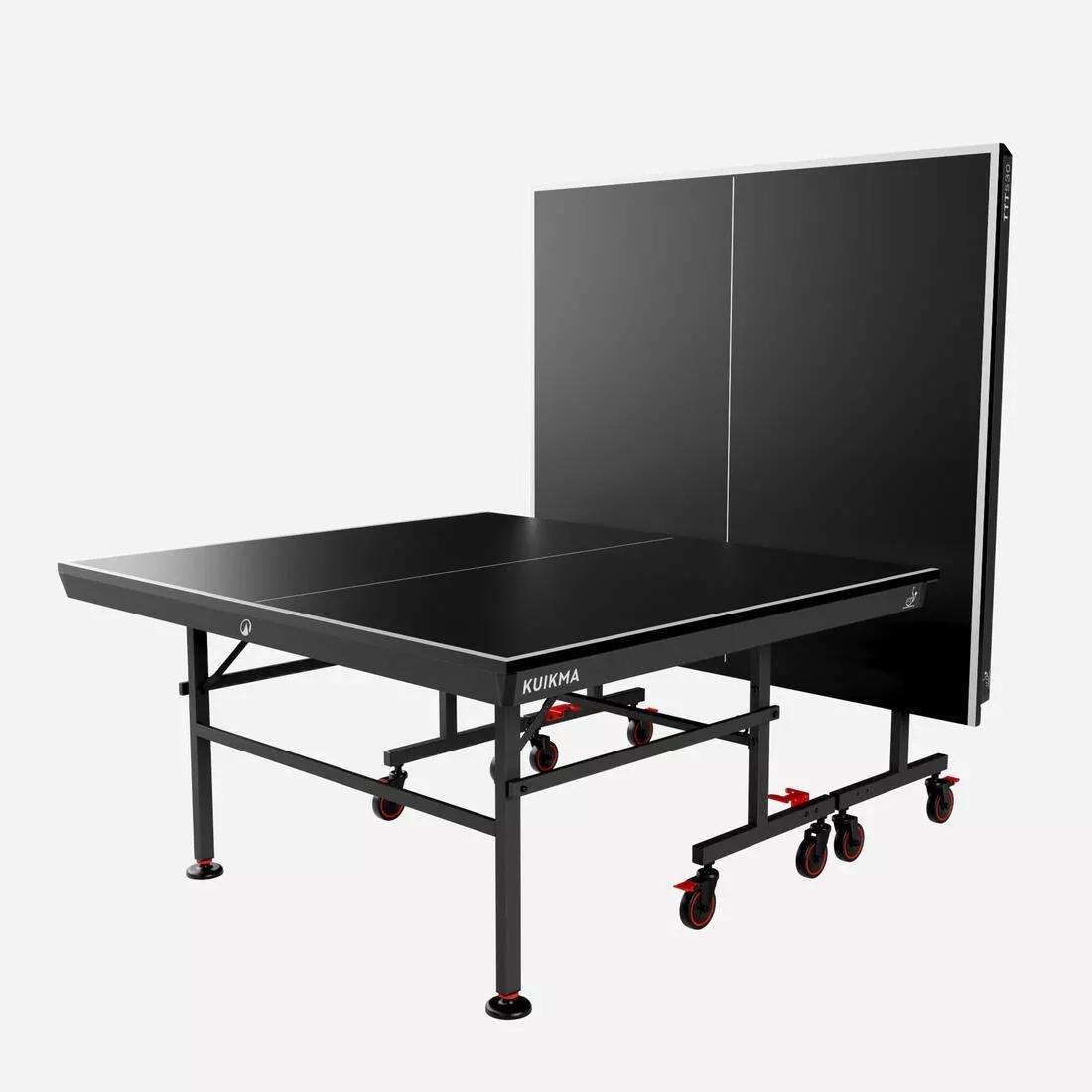 Compact Indoor Competition Table Tennis Table ITTF, TTT 530, Black, No Color, large image number 4