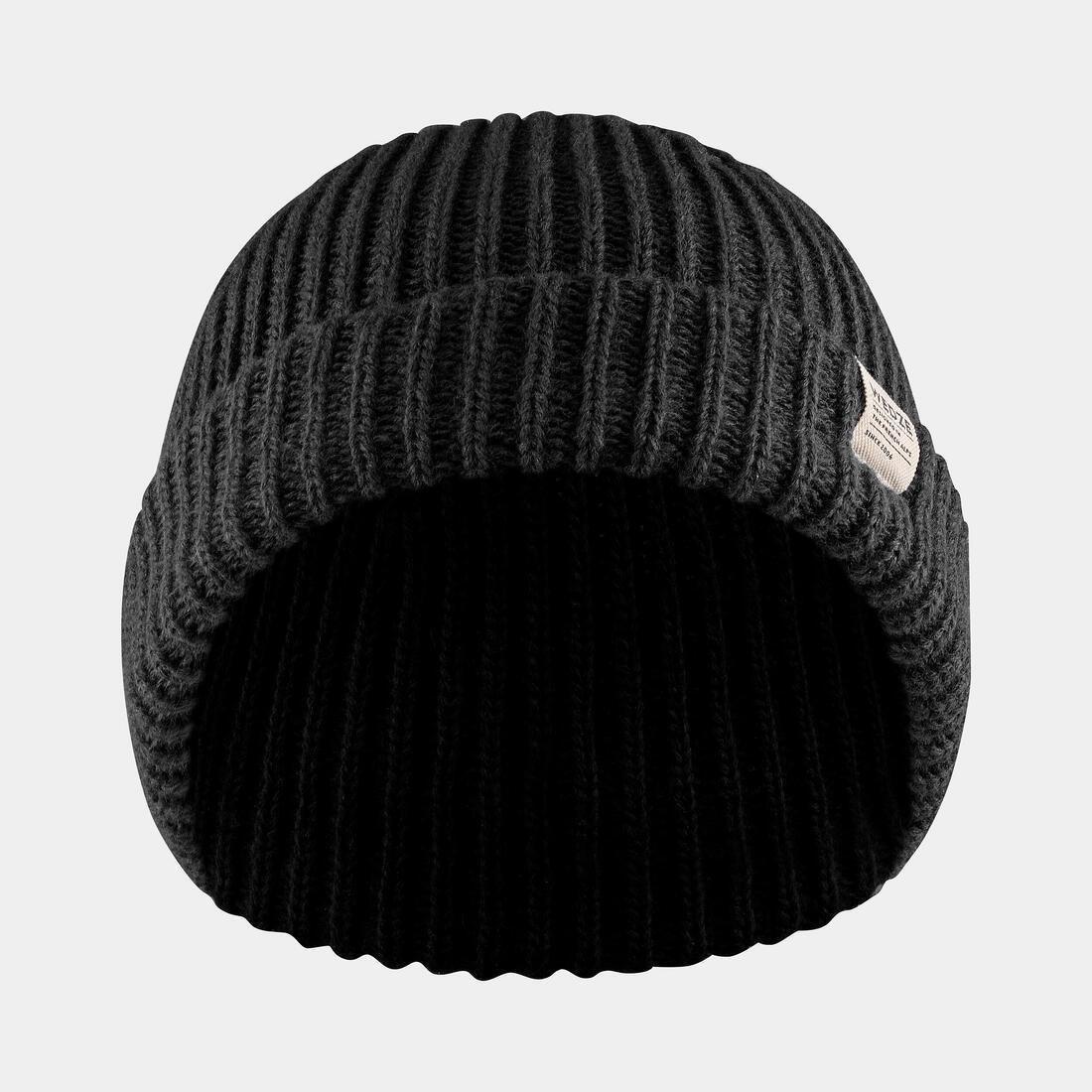 FRANCE DOCKER HAT, smoked black, No Color, large image number 1