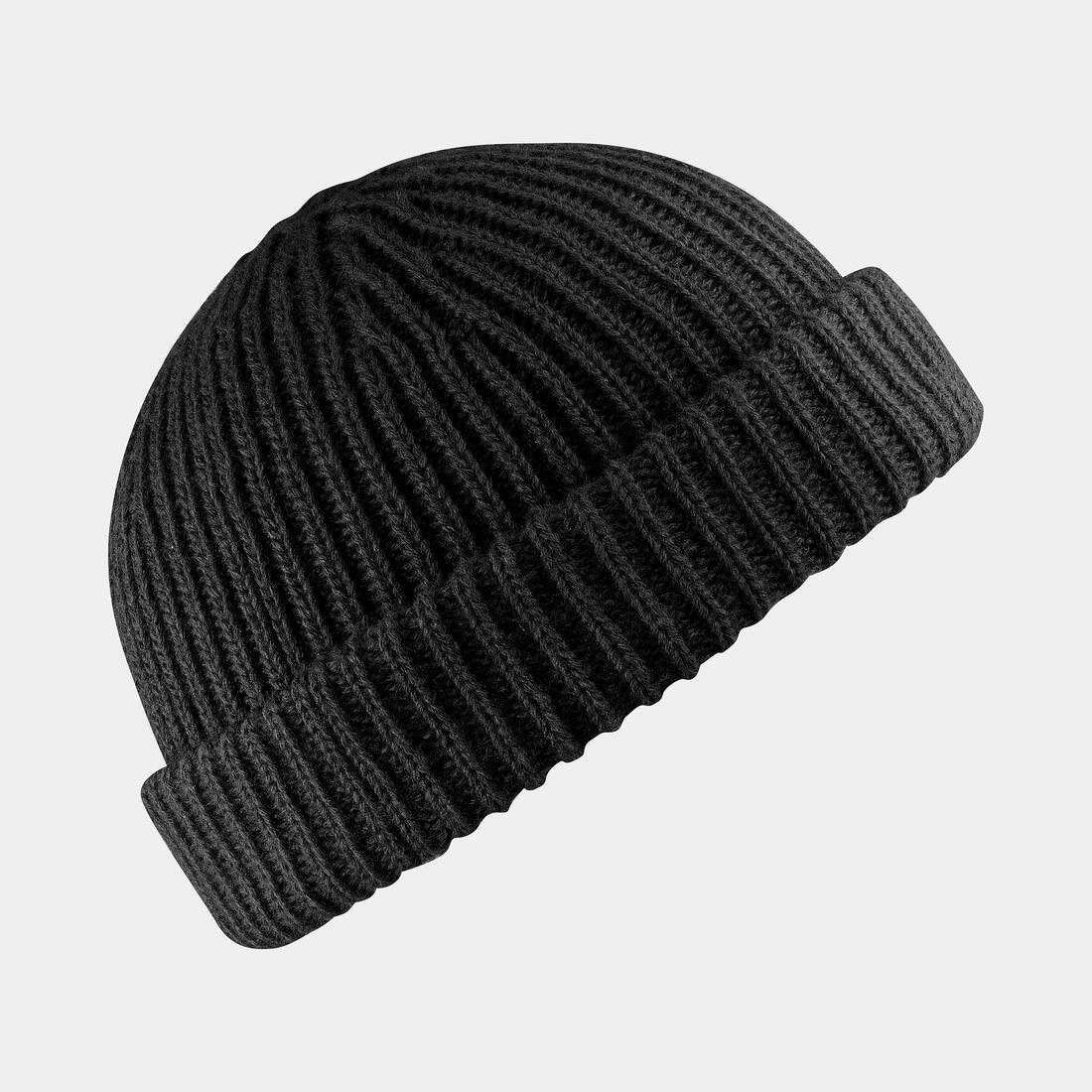 FRANCE DOCKER HAT, smoked black, No Color, large image number 2