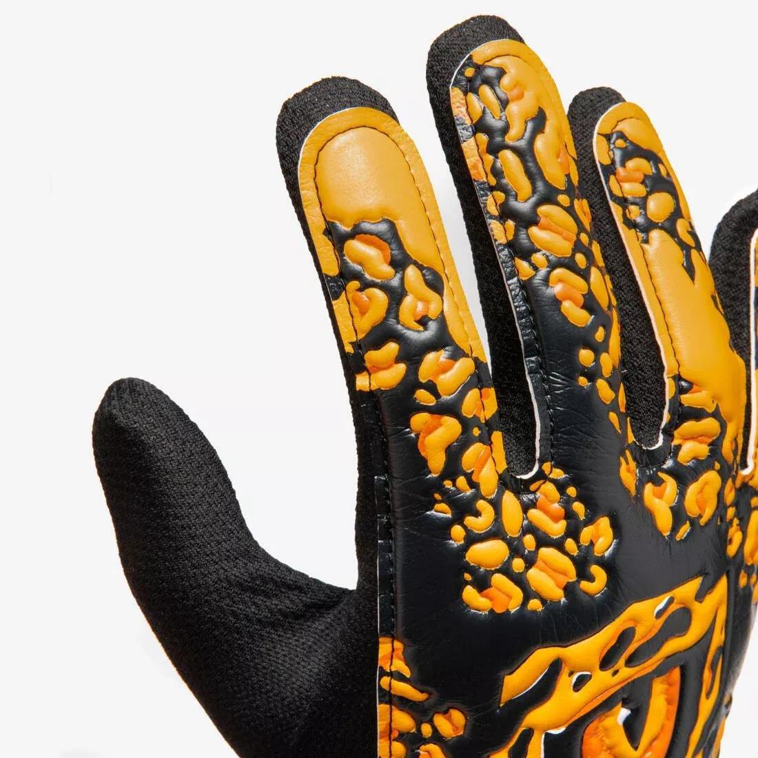 Kids goalkeeper gloves, Orange, No Color, large image number 2