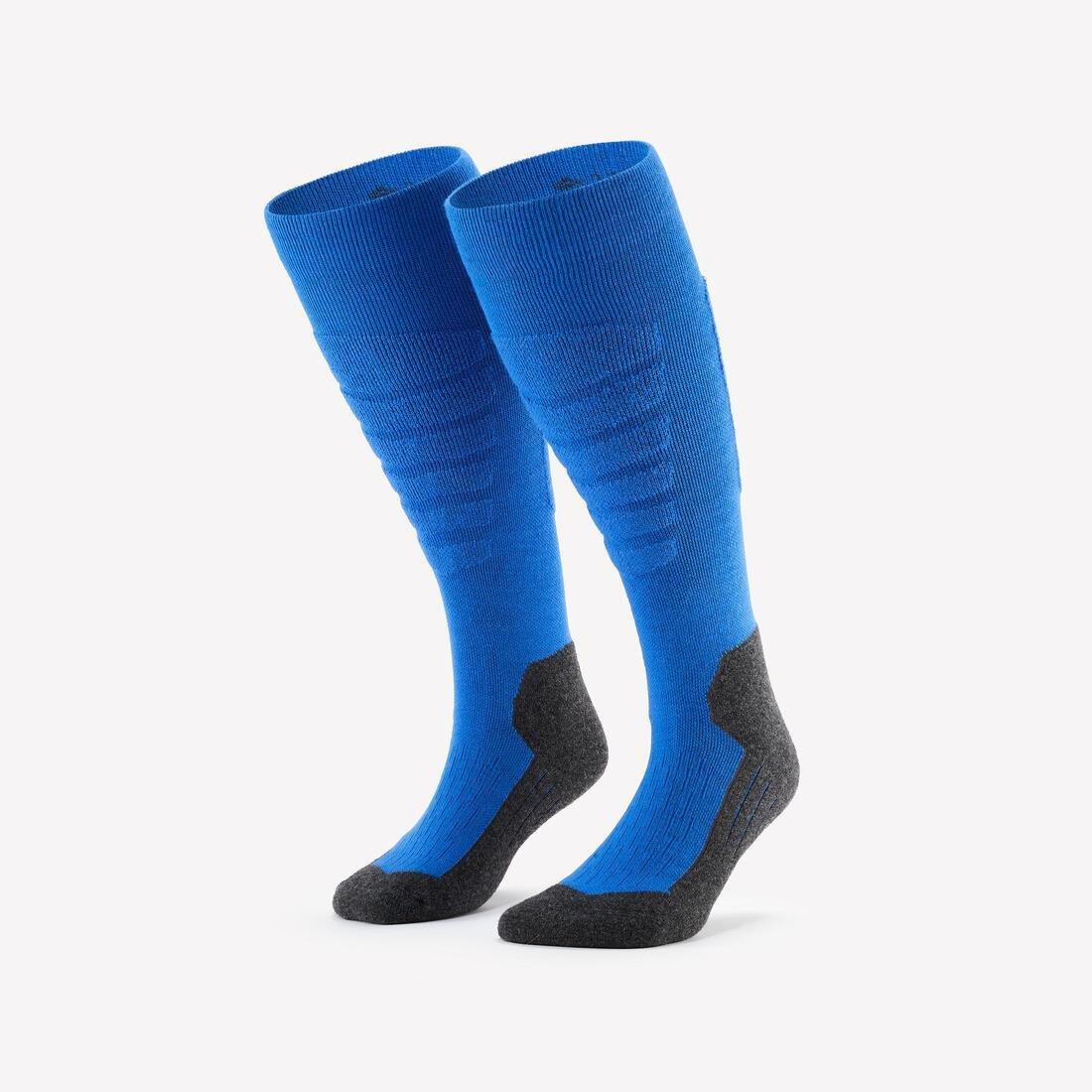 DEFAULT Adult Ski and Snowboard Socks 100 Plus - Black, Neon, , large image number 3