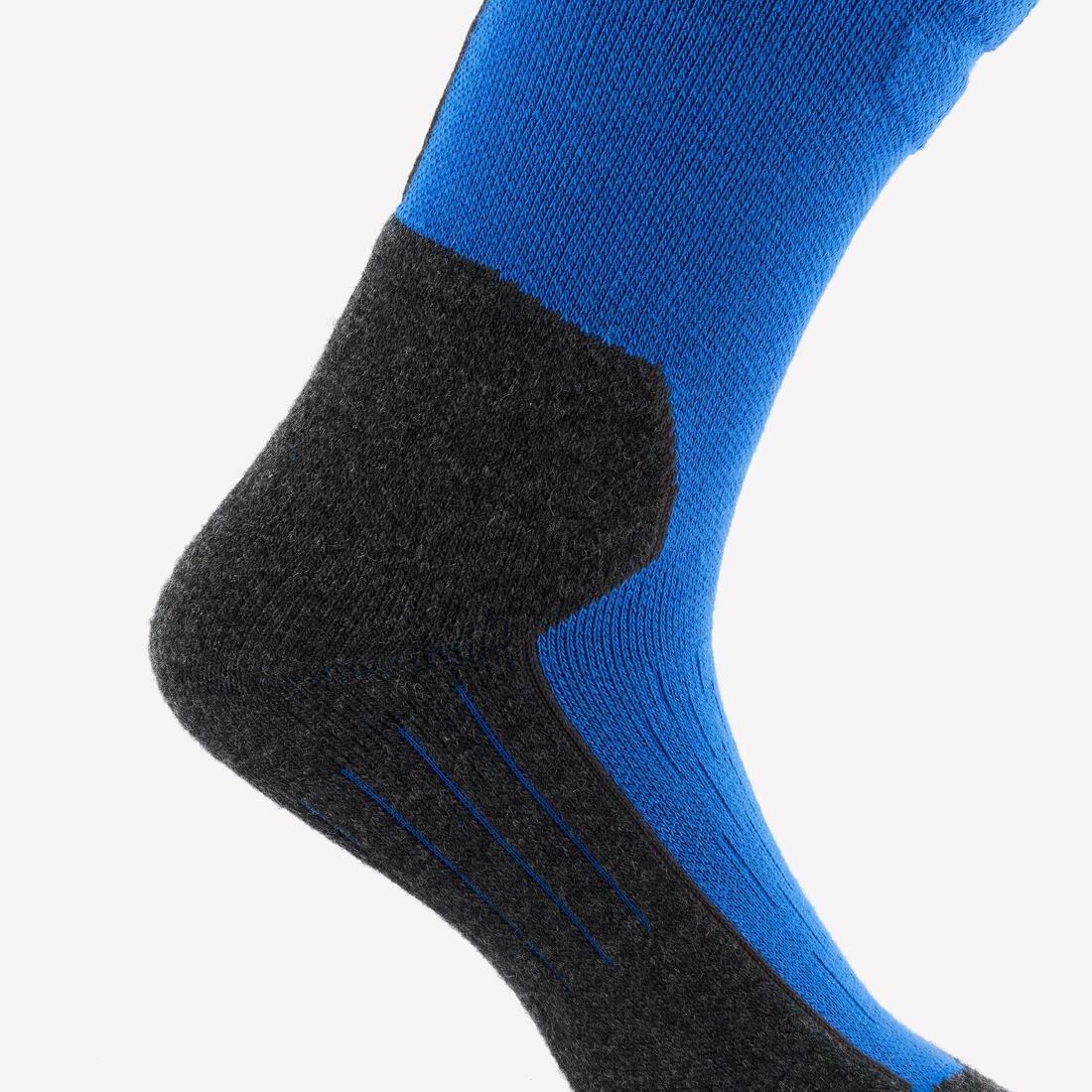 DEFAULT Adult Ski and Snowboard Socks 100 Plus - Black, Neon, , large image number 4