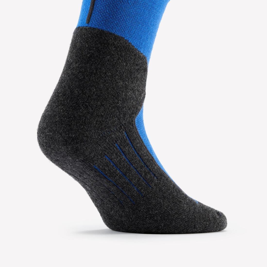 DEFAULT Adult Ski and Snowboard Socks 100 Plus - Black, Neon, , large image number 7