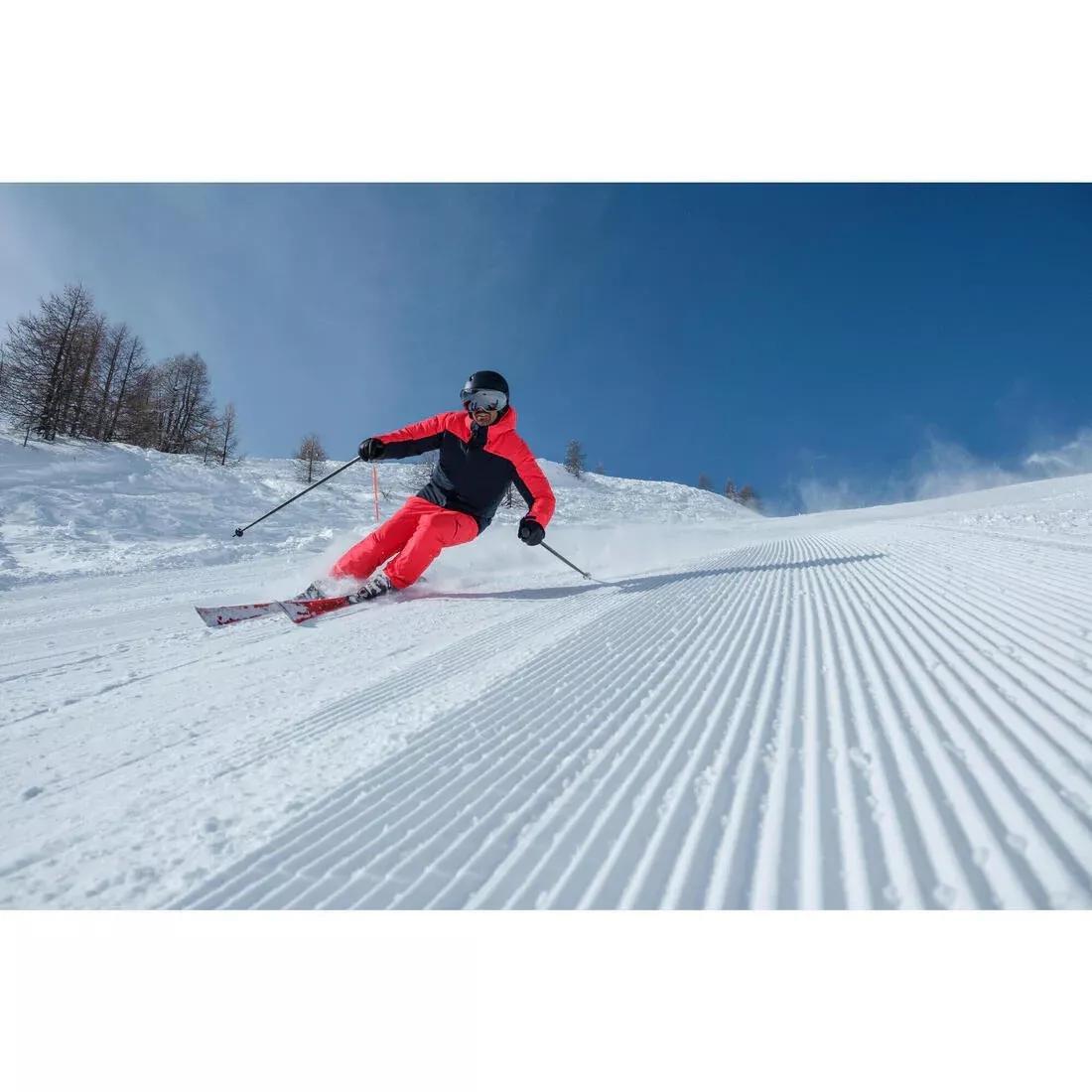 Men Very Warm And Breathable Ski And Snowboard Trousers - 500, Red, 5401_000, medium