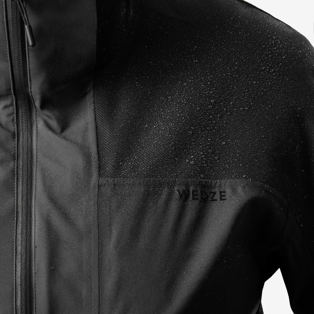 Men Waterproof and Durable Ski Jacket  - 500, Grey, No Color, large image number 7