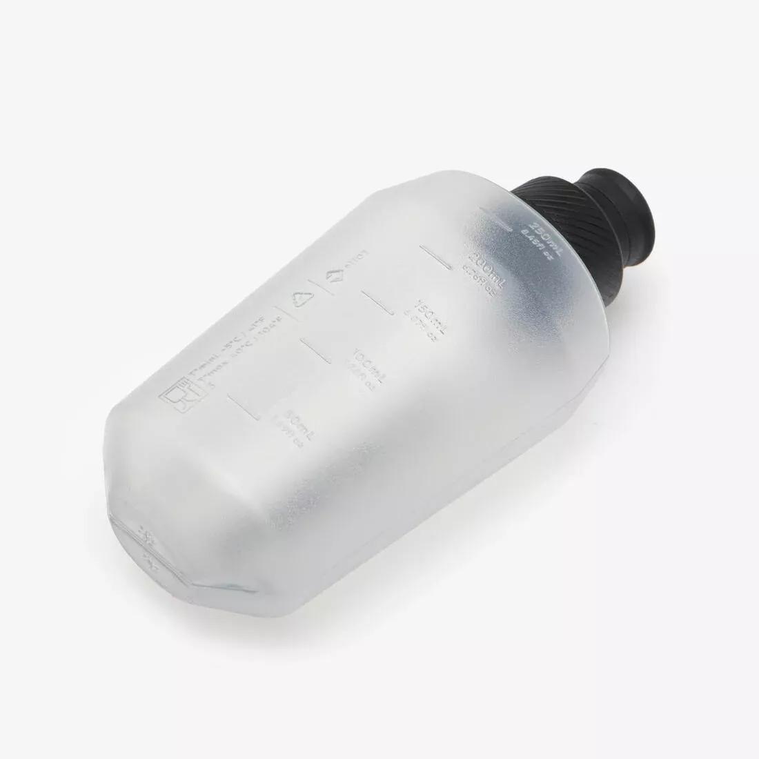 250ml Running Water Bottle - KIPRUN 500, Grey, No Color, large image number 2