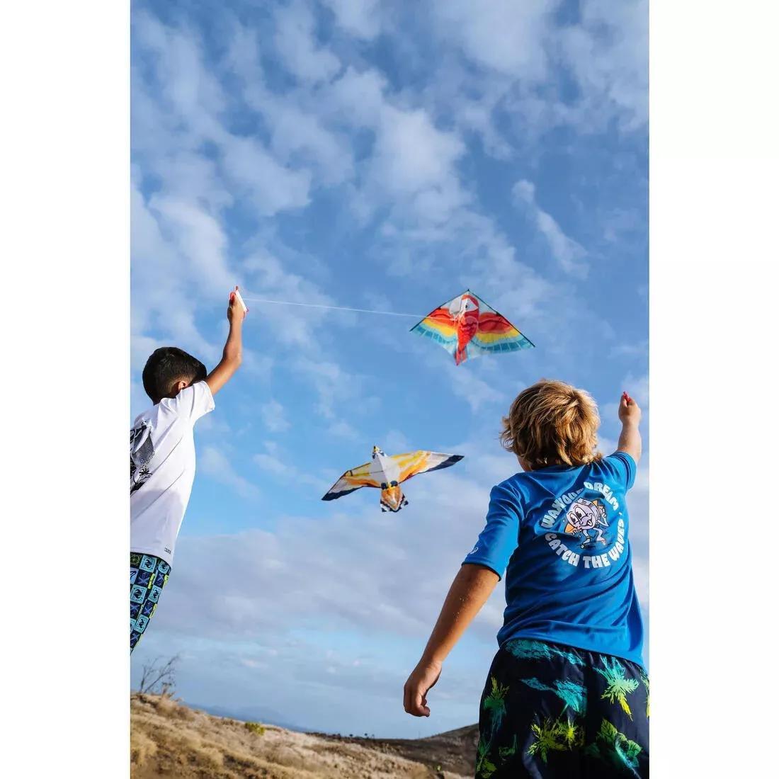 Kids Static Kite - MFK150 Bird, Orange, No Color, large image number 6