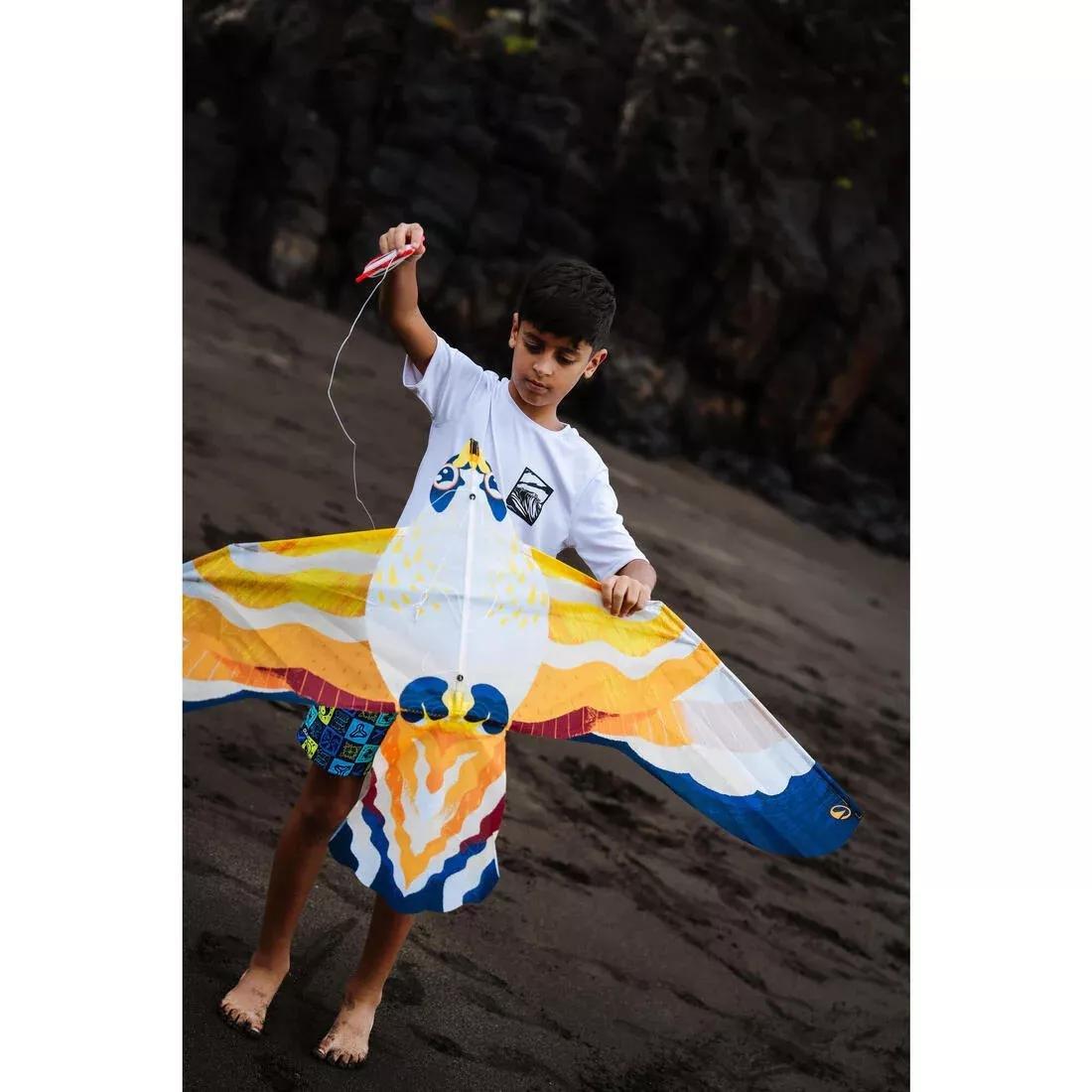 Kids Static Kite - MFK150 Bird, Orange, No Color, large image number 8