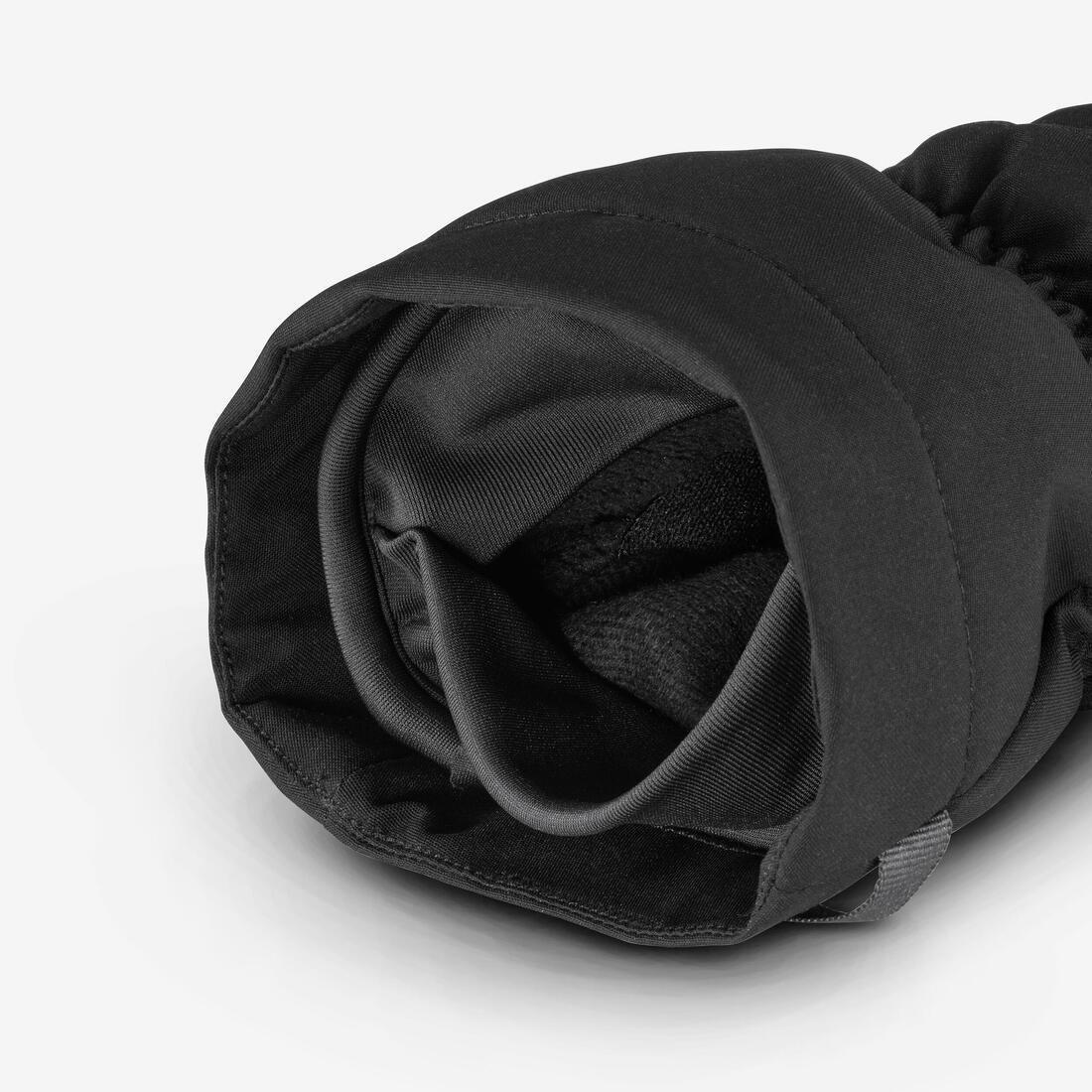 Unisex Warm Ski Gloves - GL500, White, No Color, medium