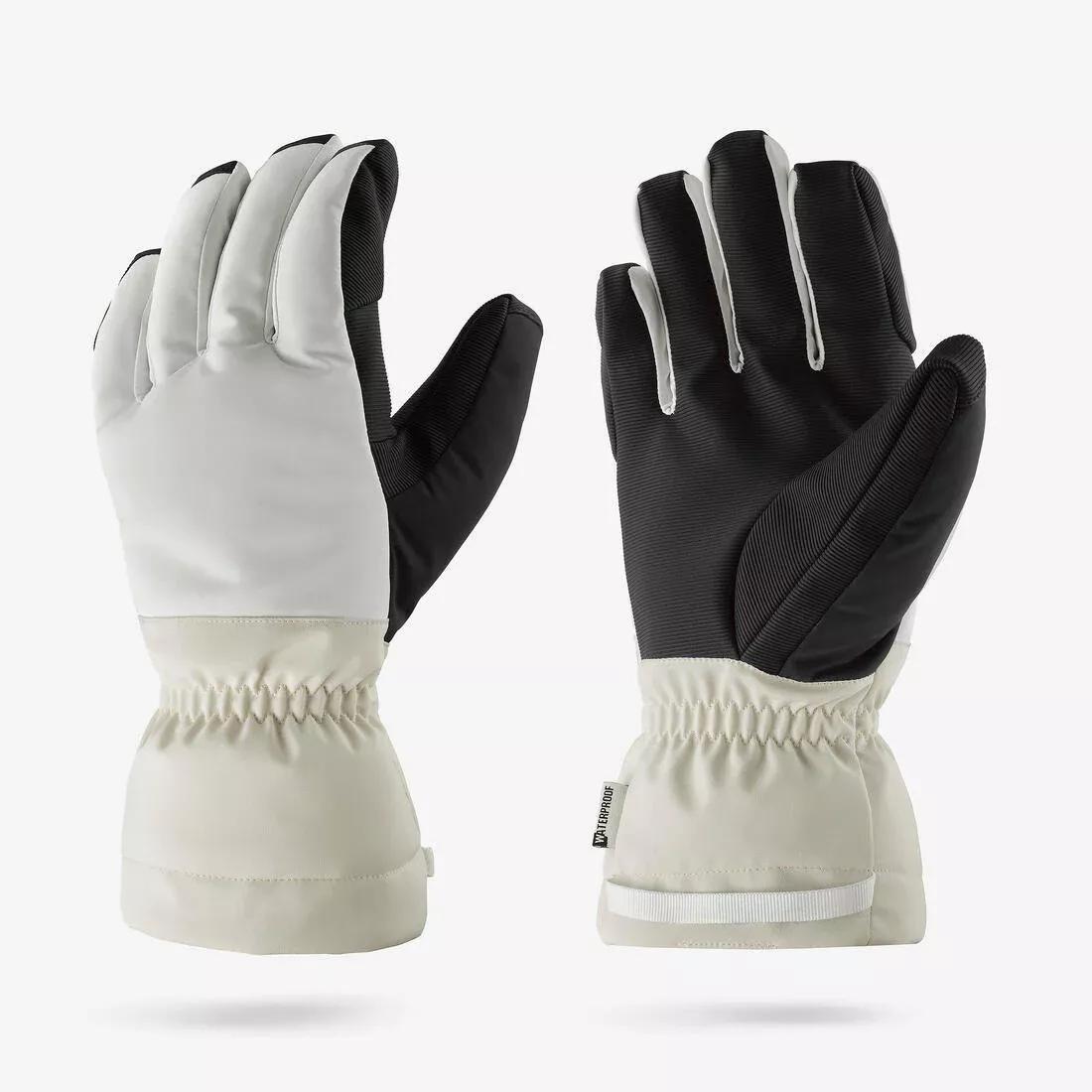 Unisex Warm Ski Gloves - GL500, White, No Color, large image number 8