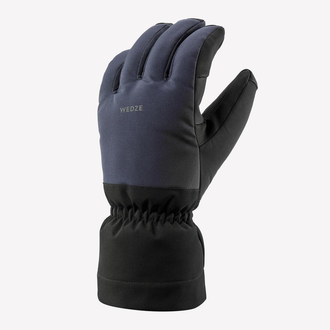 Warm Ski Gloves, Smoked Black, No Color, large image number 7