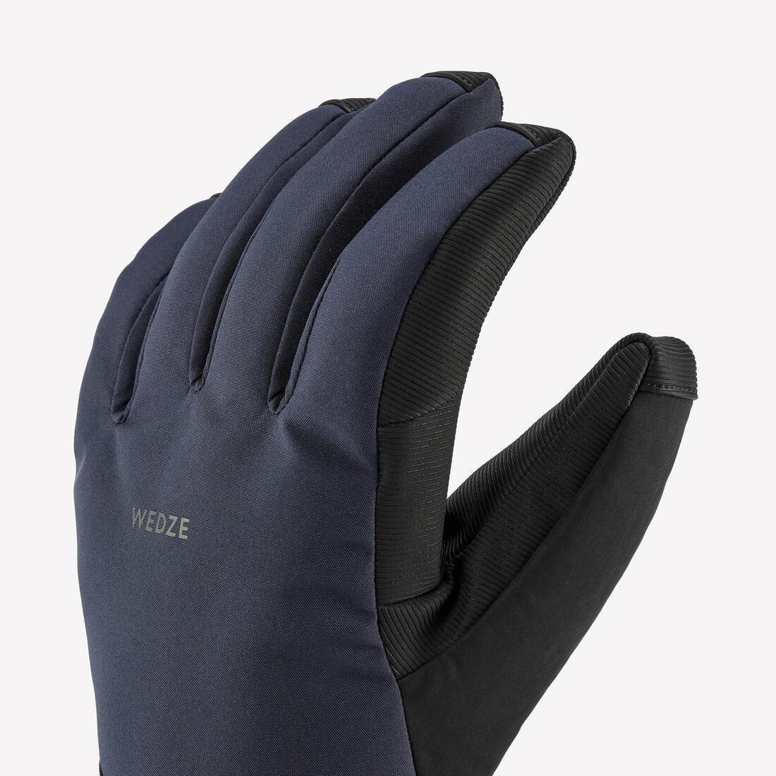 Warm Ski Gloves, Smoked Black, , large image number 8