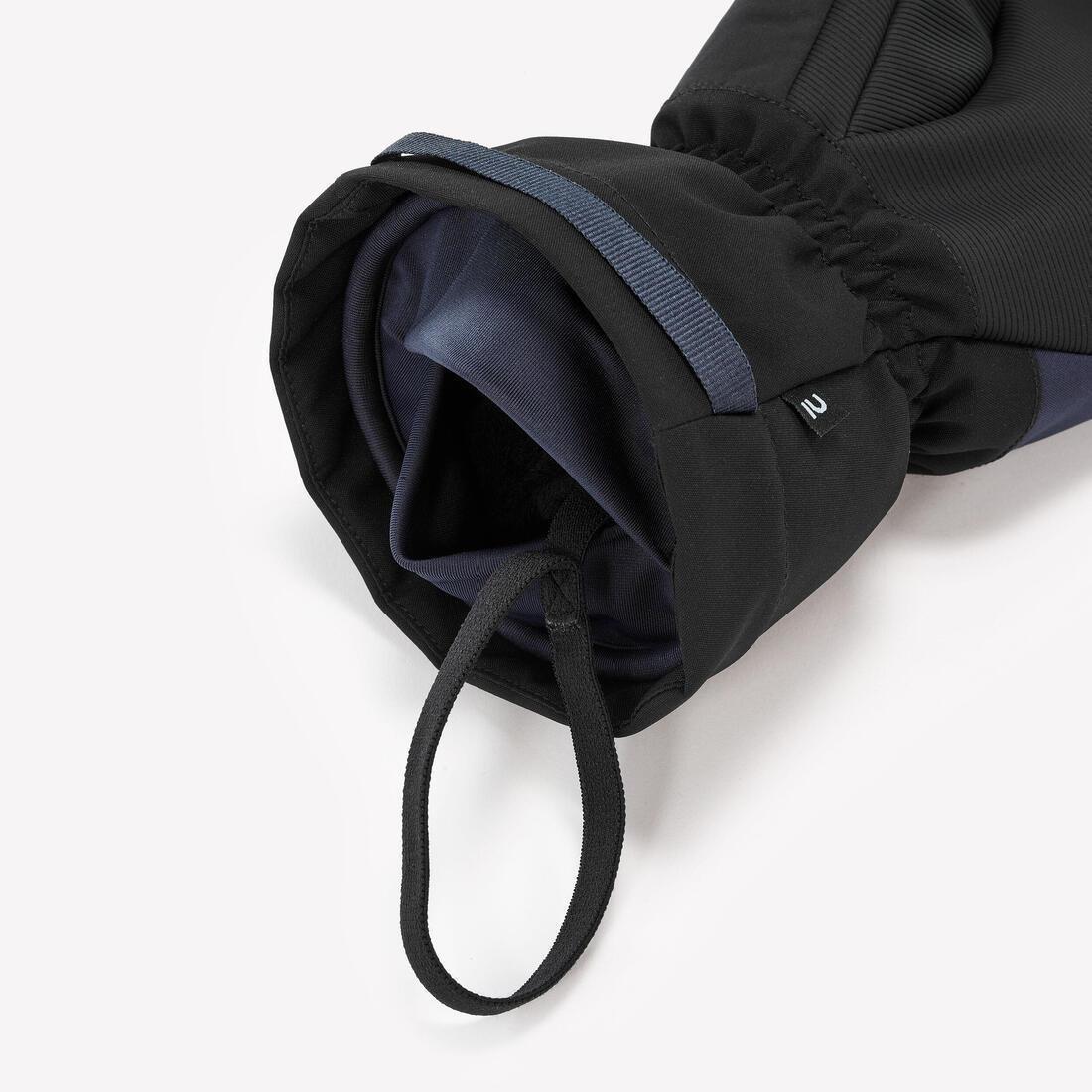 Warm Ski Gloves, Smoked Black, , large image number 9