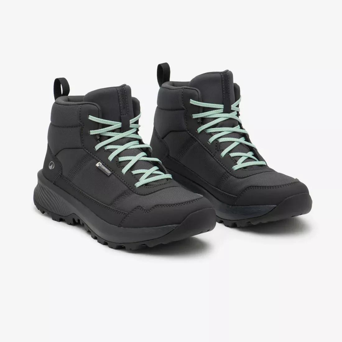 Women Mid-Rise Waterproof Hiking Boots - NH100 Wp, Grey, No Color, medium