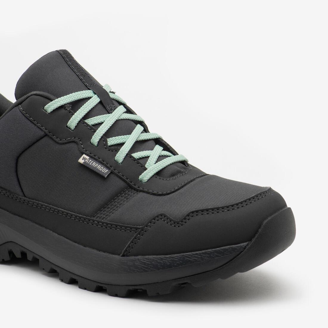 Women Low-Rise Waterproof Hiking Boots - NH100 WP, Grey, No Color, large image number 3