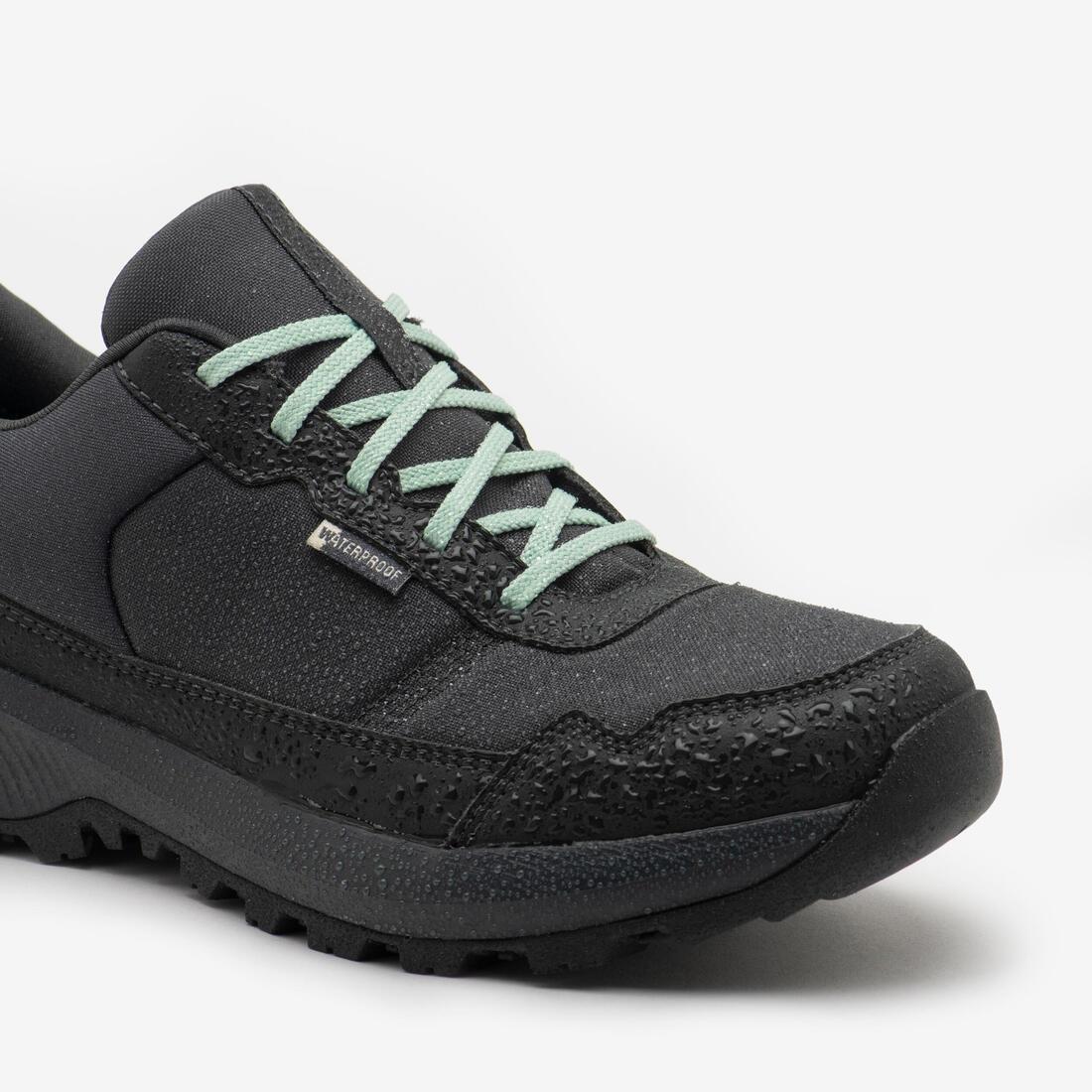 Women Low-Rise Waterproof Hiking Boots - NH100 WP, Grey, No Color, large image number 6