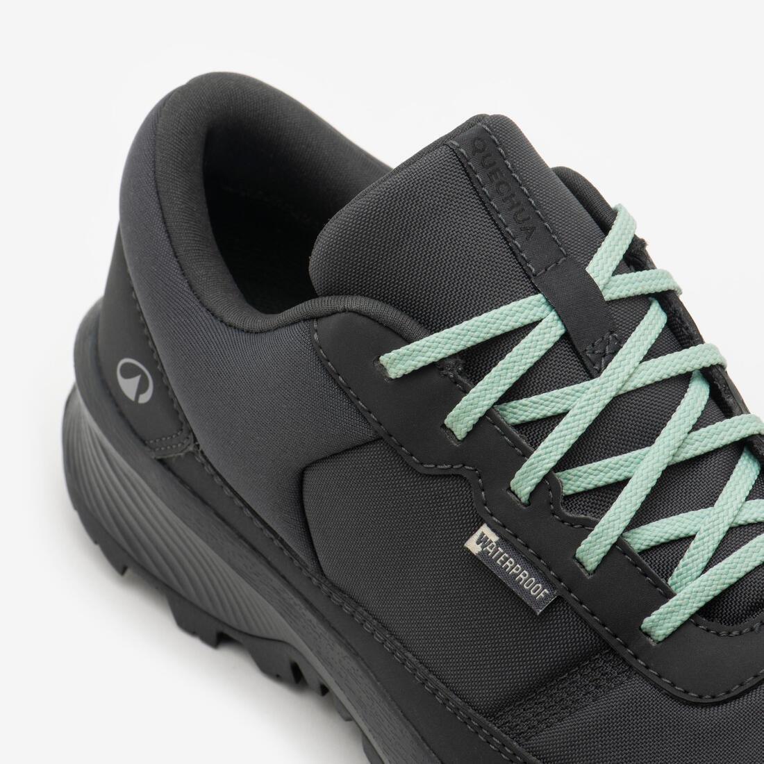 Women Low-Rise Waterproof Hiking Boots - NH100 WP, Grey, No Color, large image number 8