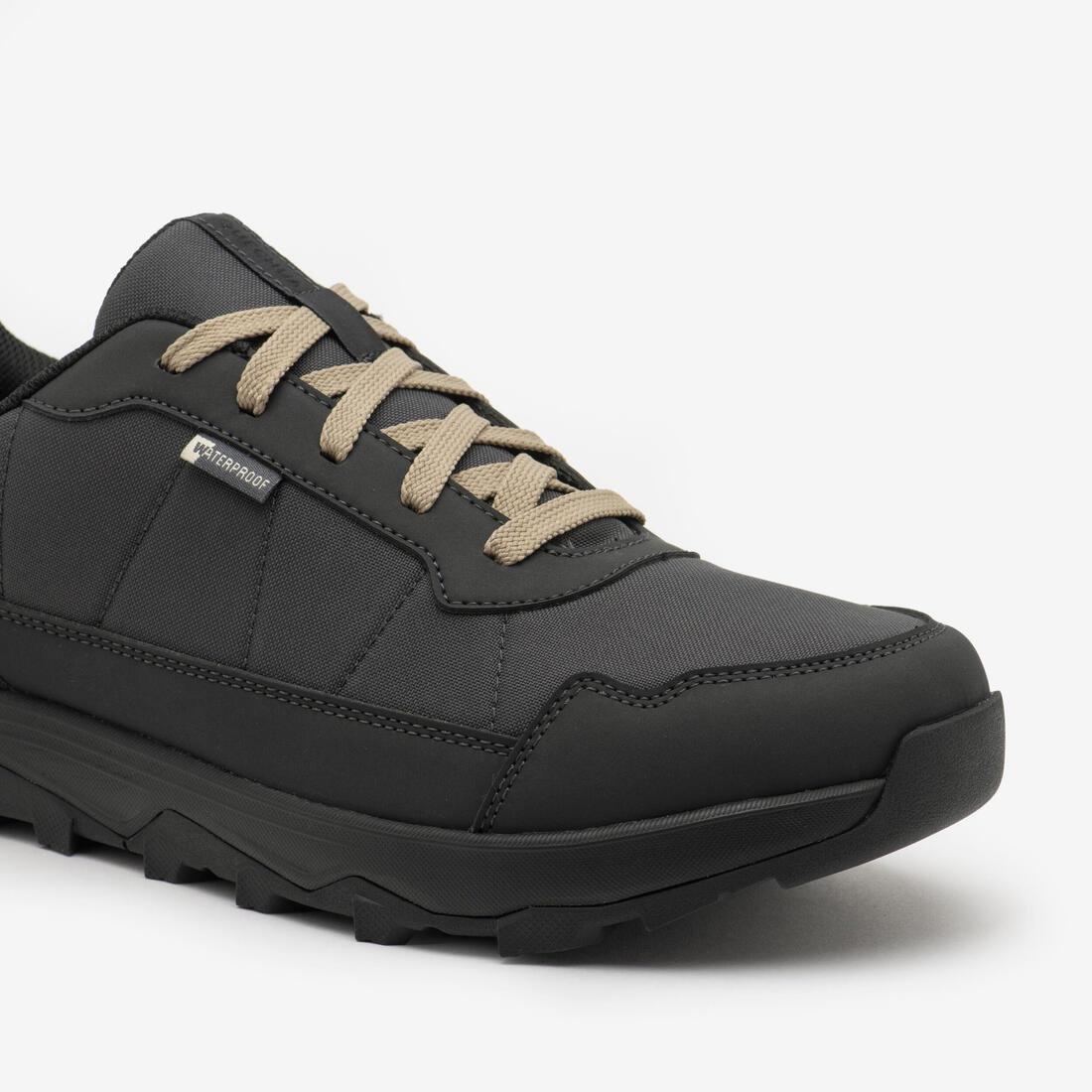 Men Waterproof Hiking Boots - NH100 WP, Khaki, No Color, large image number 4