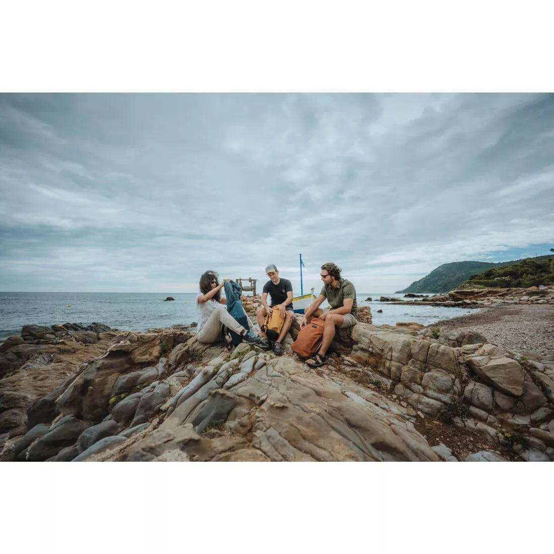 Men Waterproof Hiking Boots - NH100 WP, Khaki, No Color, large image number 11