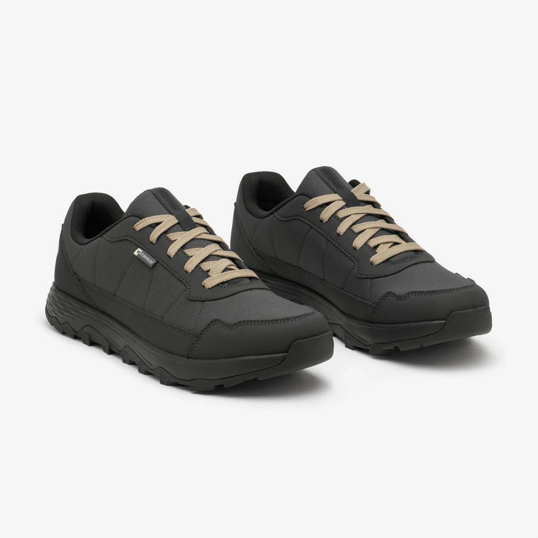 Men's Low Waterproof Hiking Boots, NH100, Grey, No Color, medium