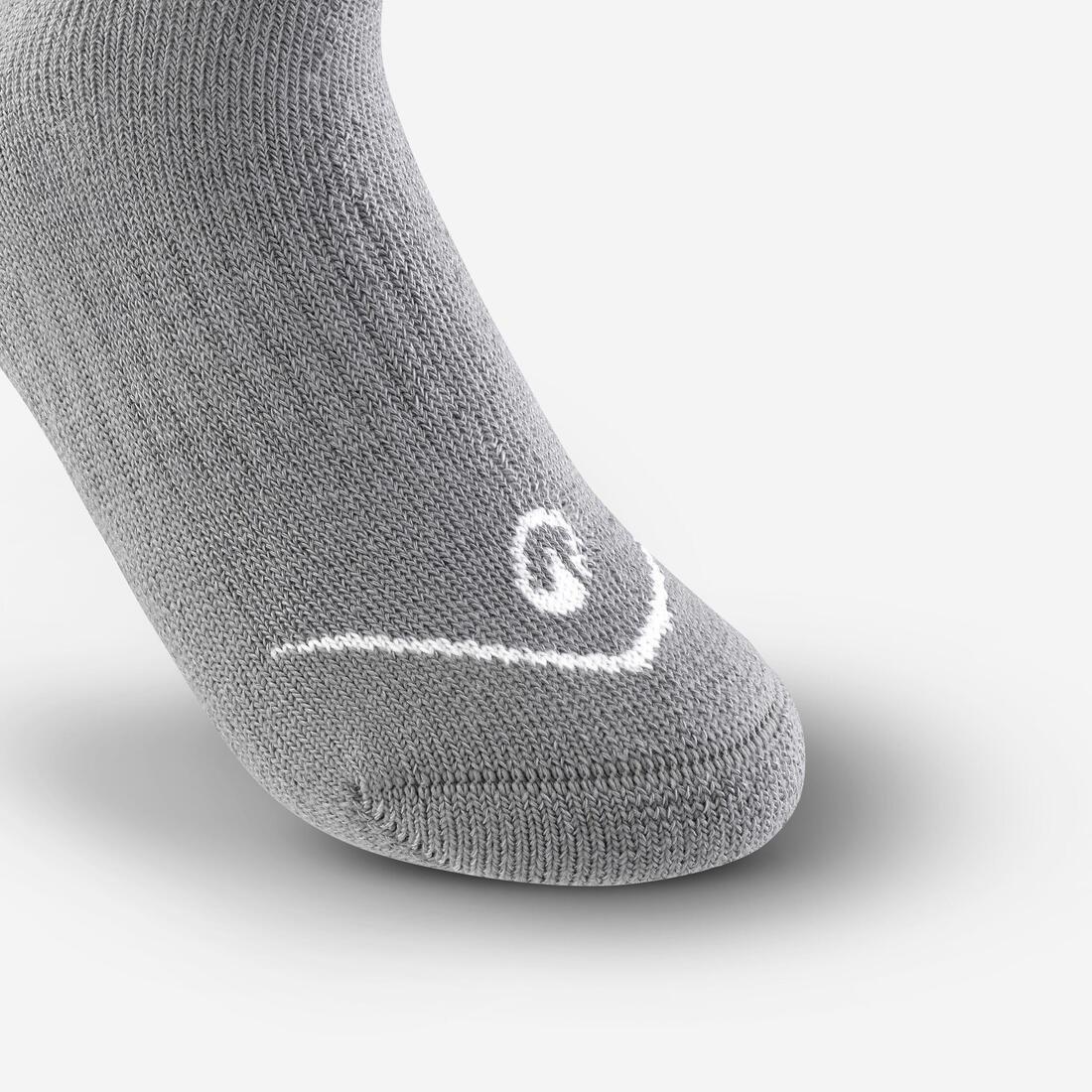 Kids Unisex Warm Ski Socks - 100, Grey, No Color, large image number 2