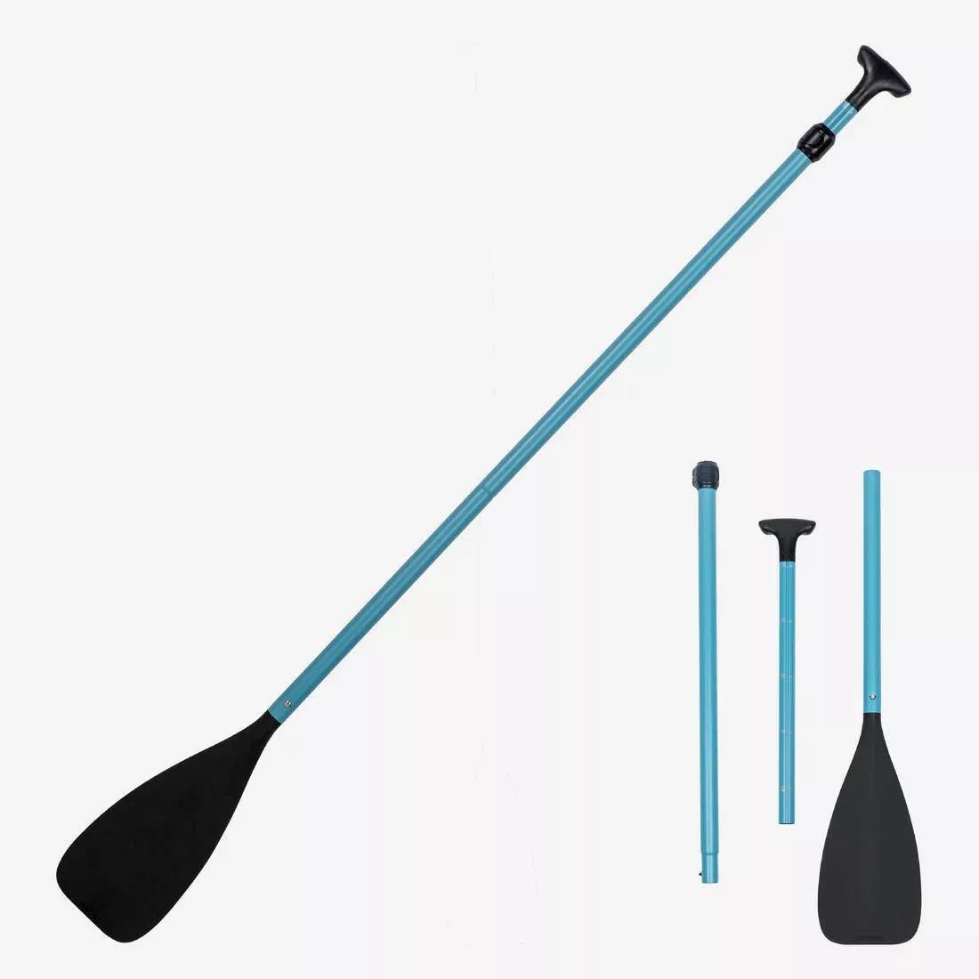 100 3-Part Sup Paddle - 165-205cm, Blue, No Color, medium